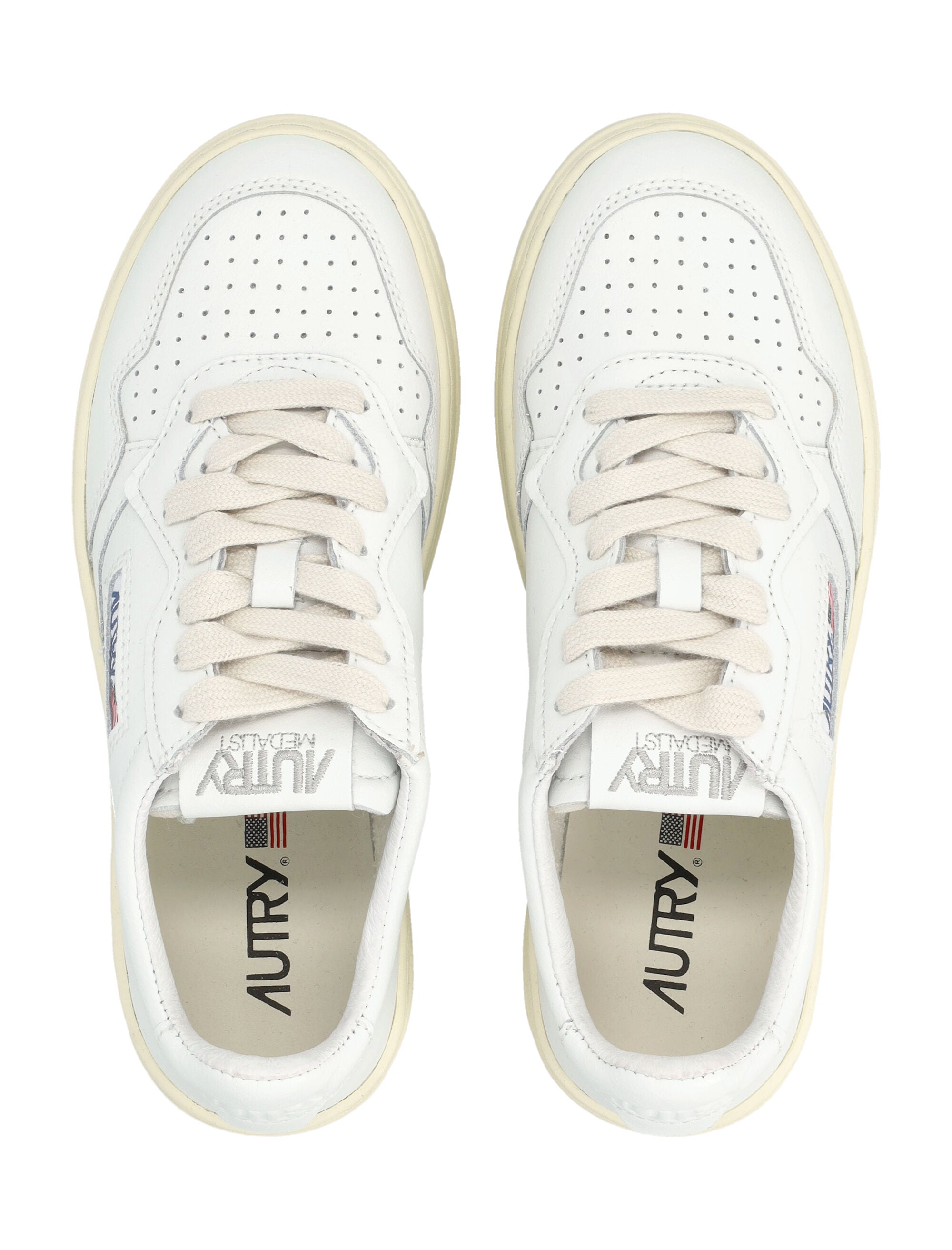 Autry Medalist Low Womans Sneakers White Upper