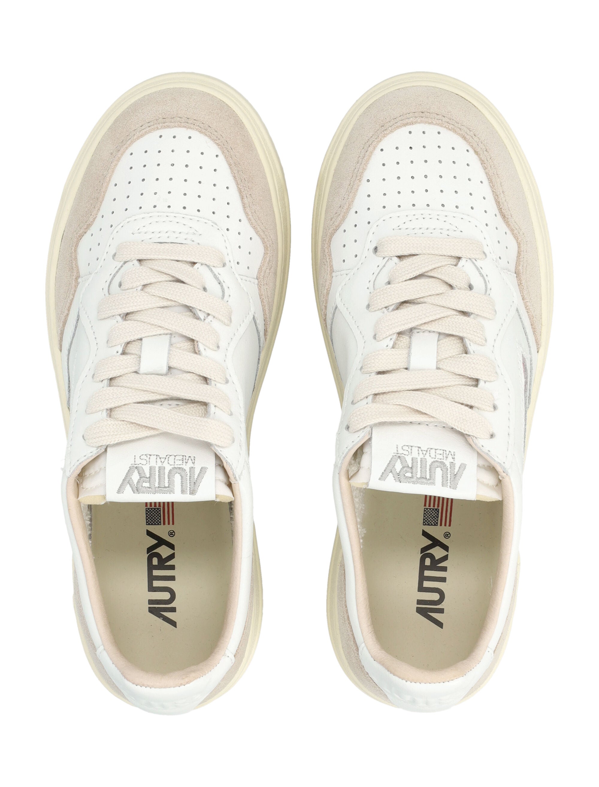 Autry Medalist Low womens sneakers White Upper
