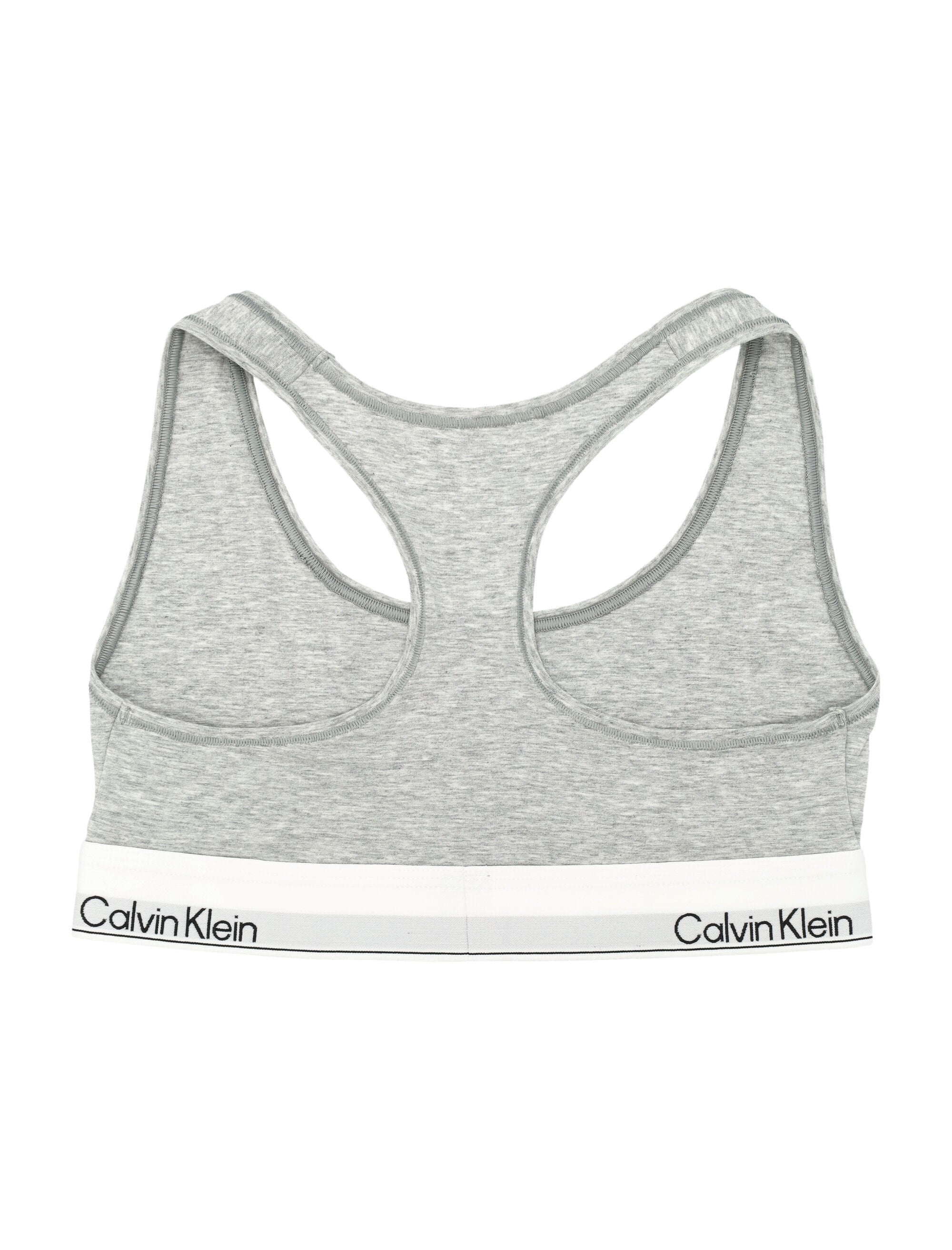 Calvin Klein icon cotton modal unlined bralette Grey Bra