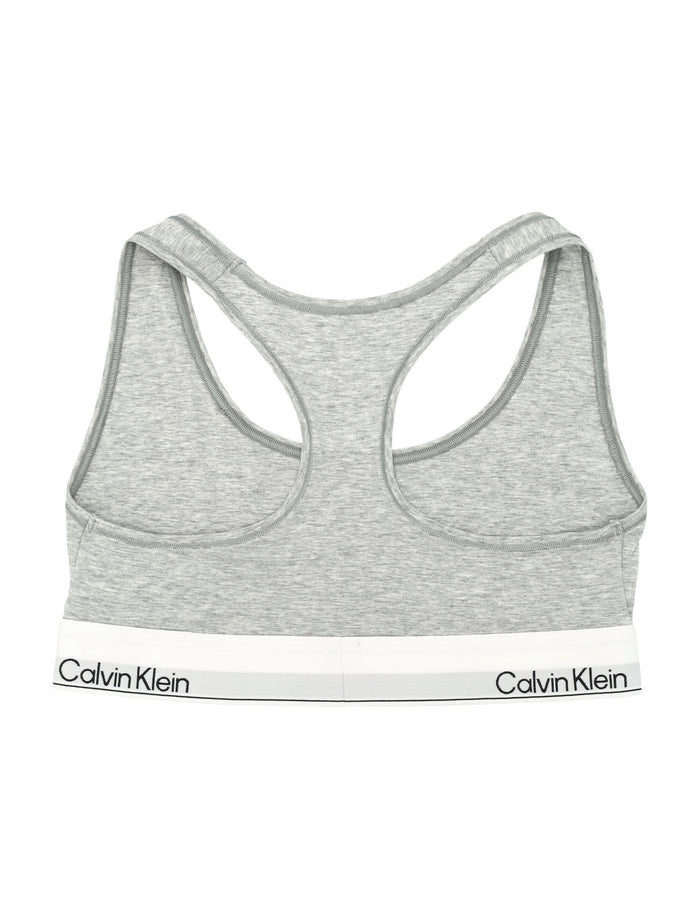 Calvin Klein icon cotton modal unlined bralette Grey Bra