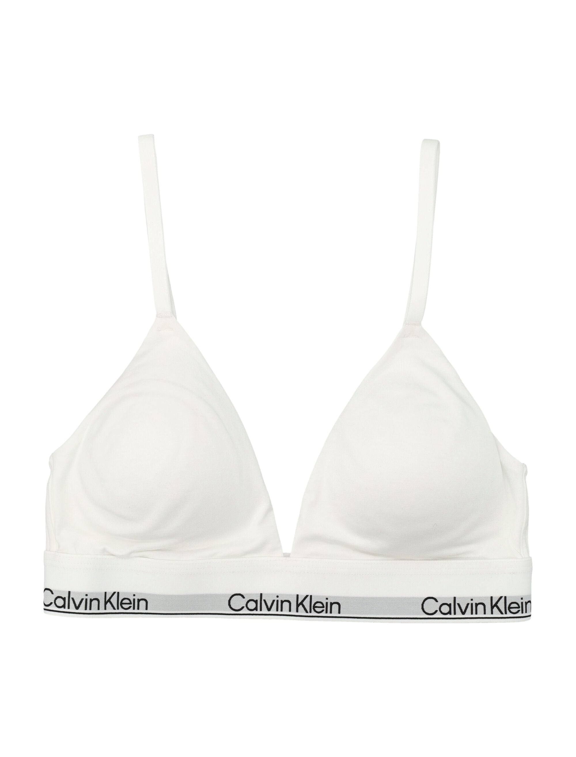 Calvin Klein icon cotton modal lightly padded bralette White Bra