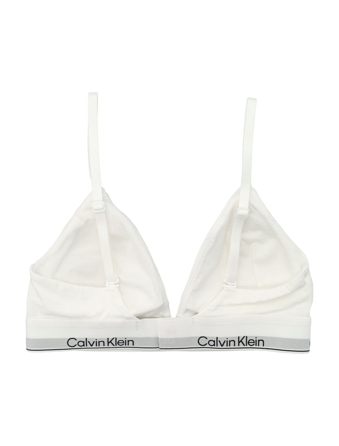 Calvin Klein icon cotton modal lightly padded bralette White Bra