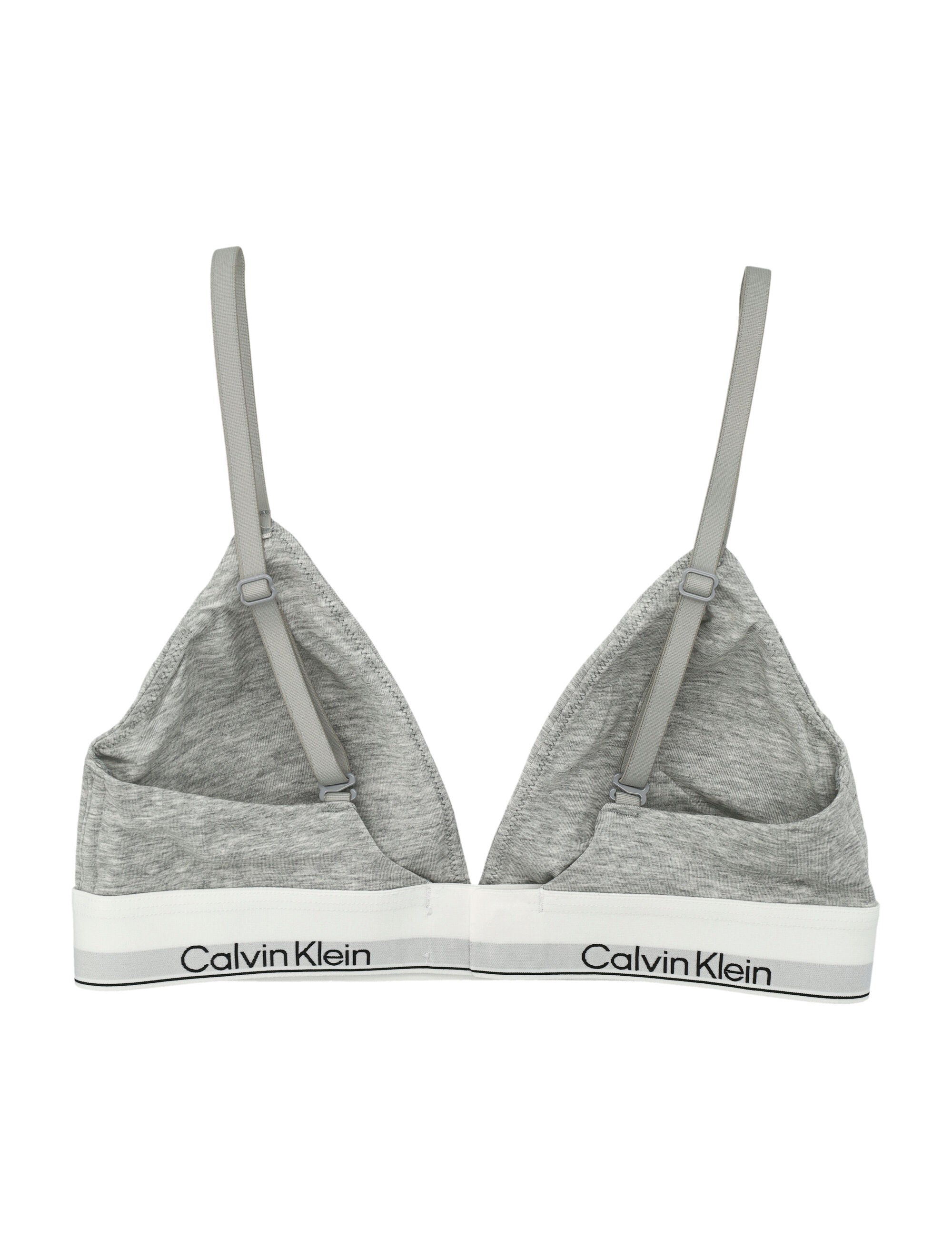 Calvin Klein icon cotton modal lightly padded bralette Grey Bra