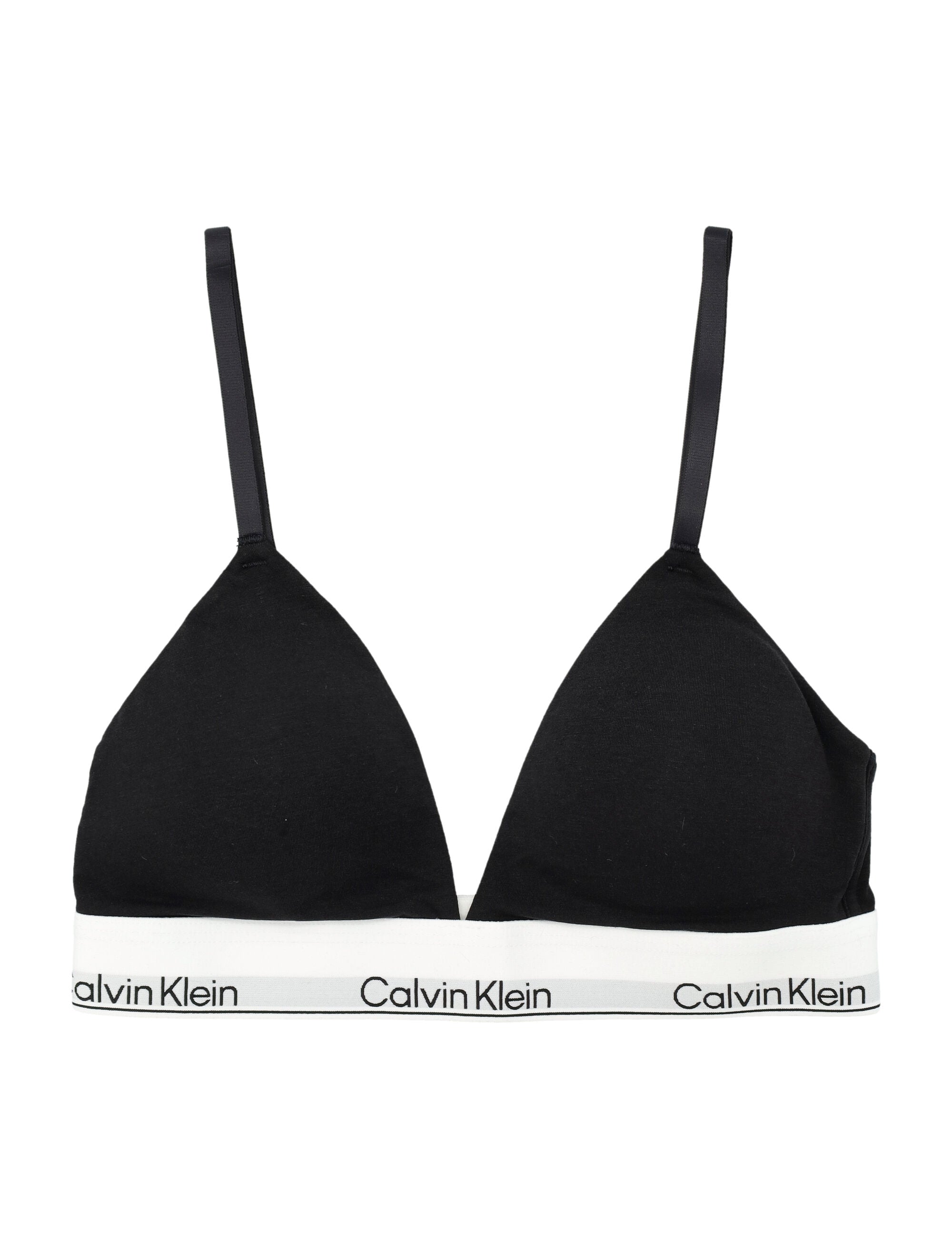 Calvin Klein icon cotton modal lightly padded bralette Black Bra