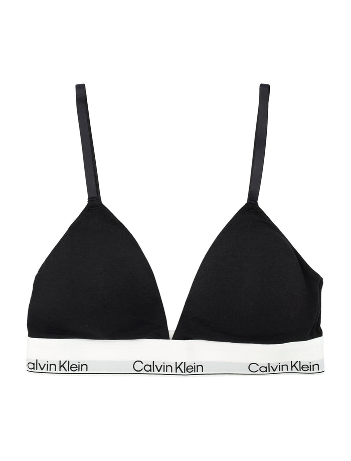 Calvin Klein icon cotton modal lightly padded bralette Black Bra