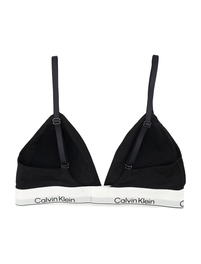 Calvin Klein icon cotton modal lightly padded bralette Black Bra