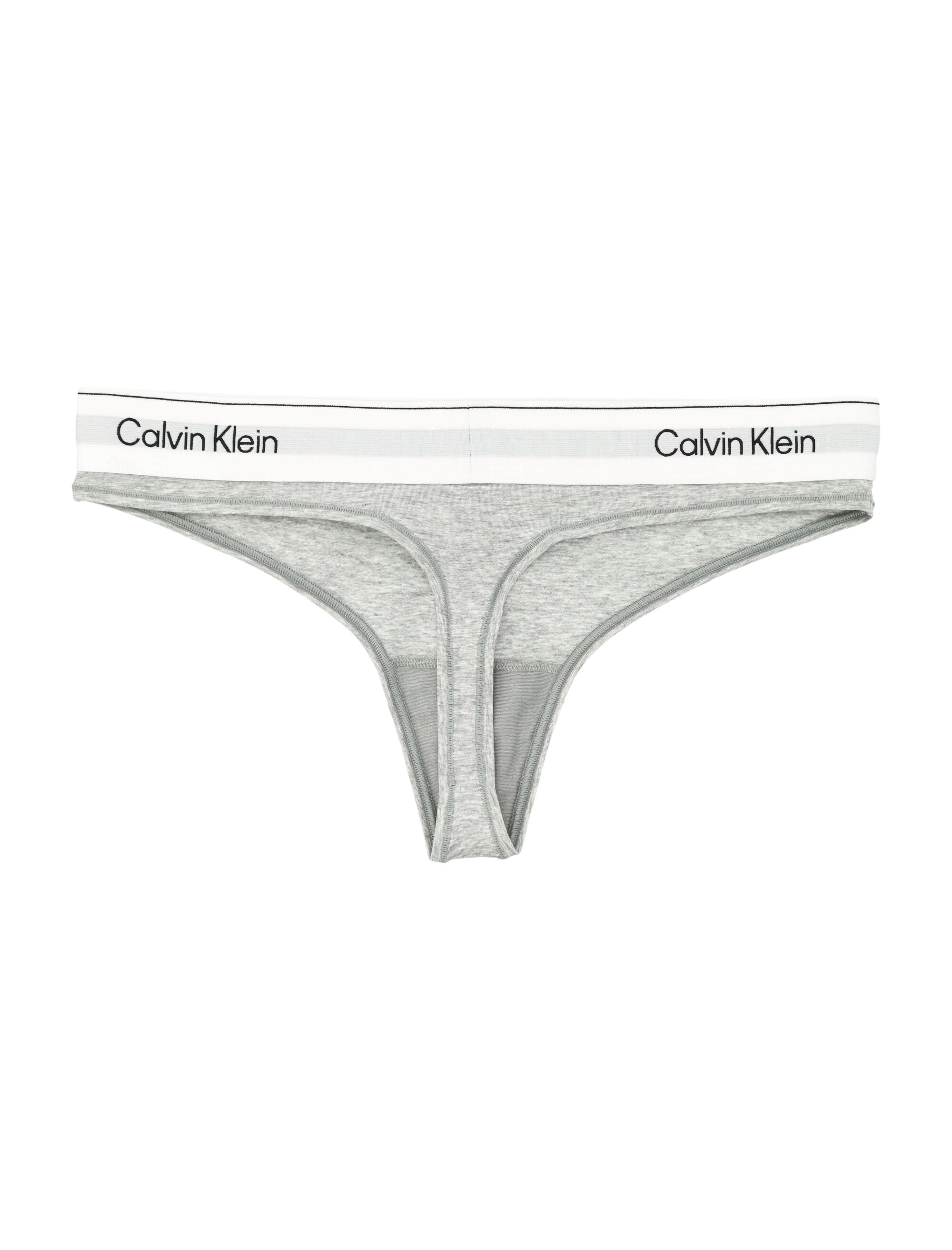 Calvin Klein icon cotton modal thong Grey Underwear