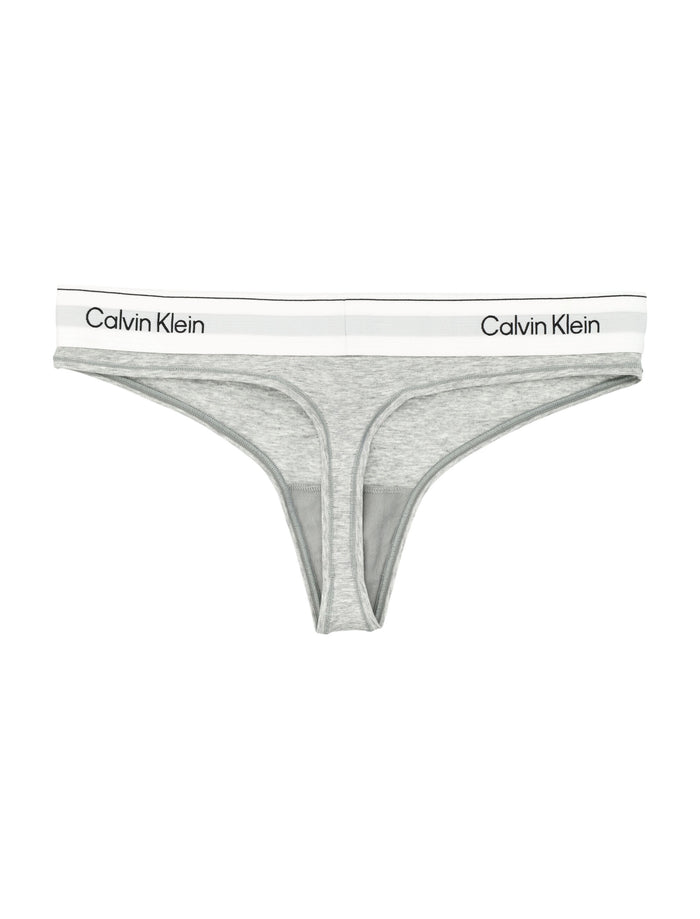Calvin Klein icon cotton modal thong Grey Underwear