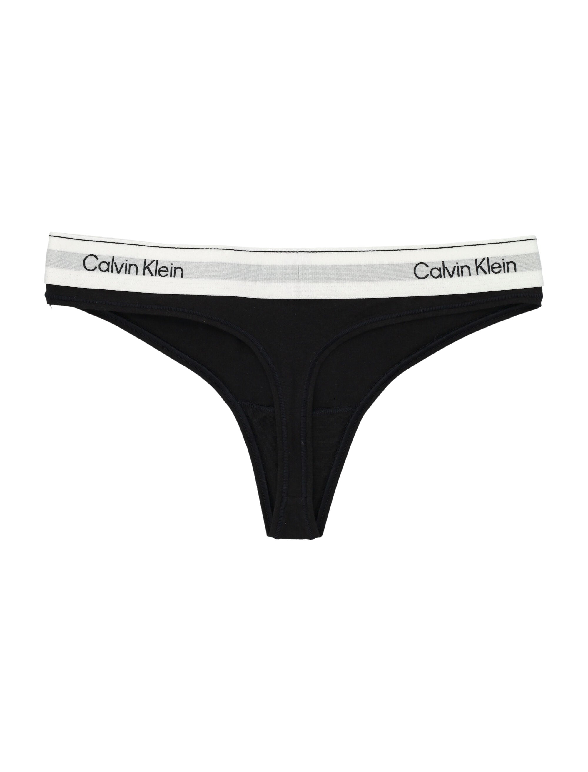 Calvin Klein icon cotton modal thong Black Underwear
