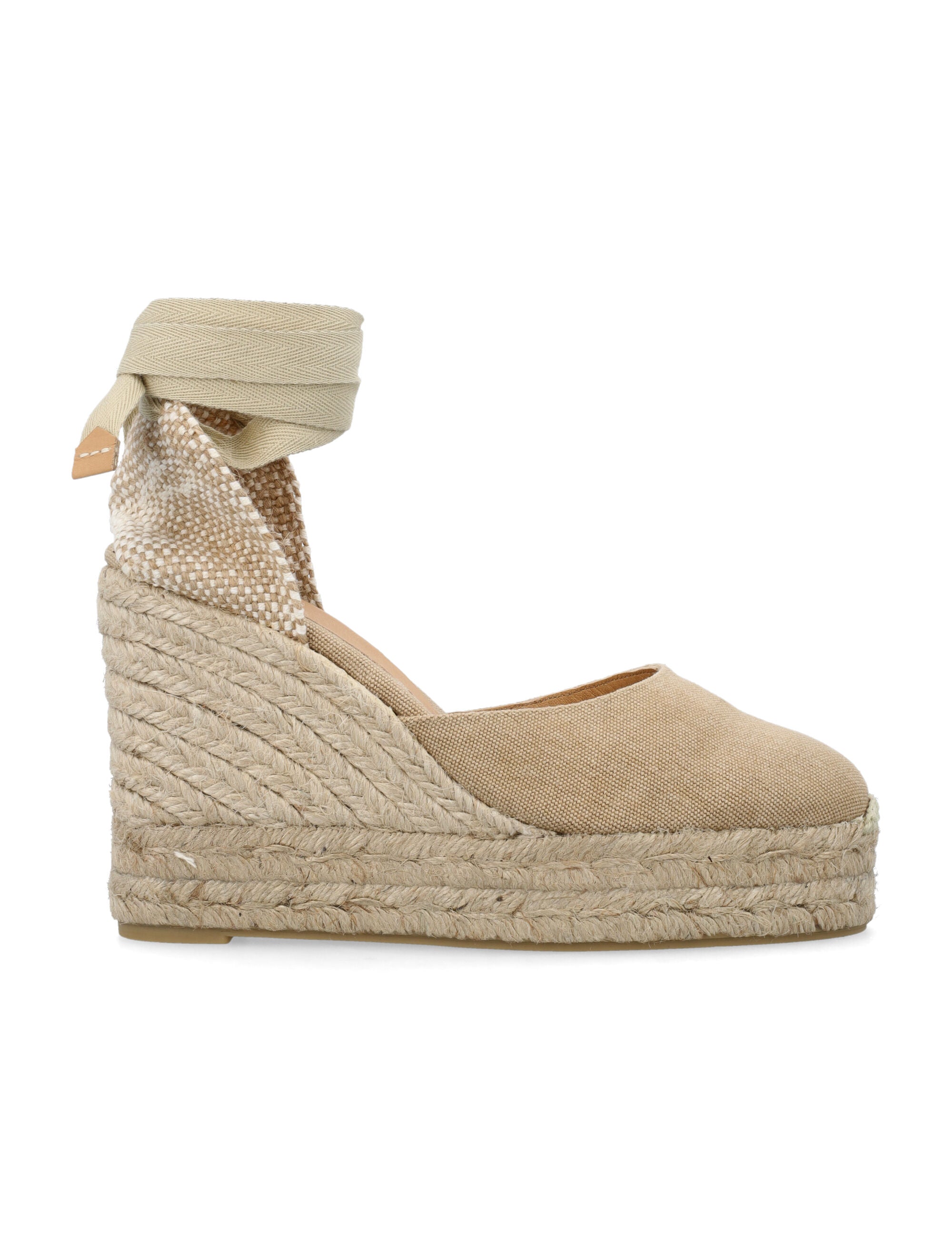 Castañer Carina 8 wedge espadrilles Sand Upper