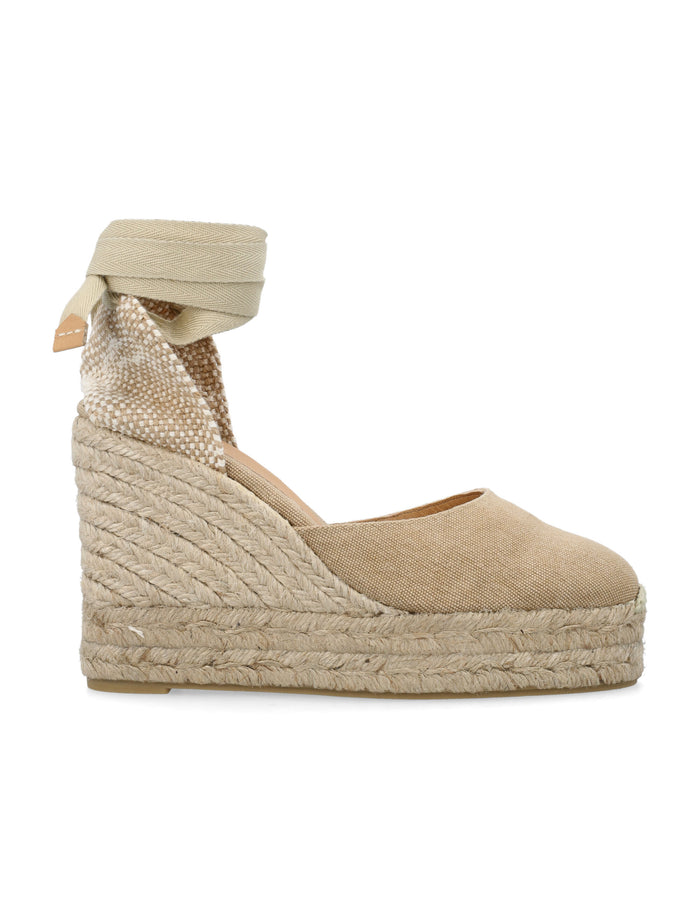 Castañer Carina 8 wedge espadrilles Sand Upper