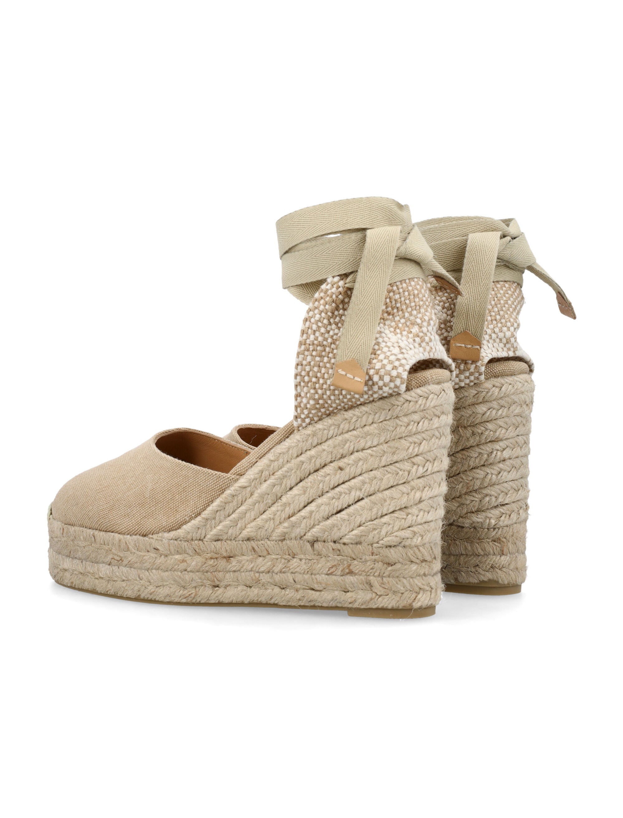 Castañer Carina 8 wedge espadrilles Sand Upper