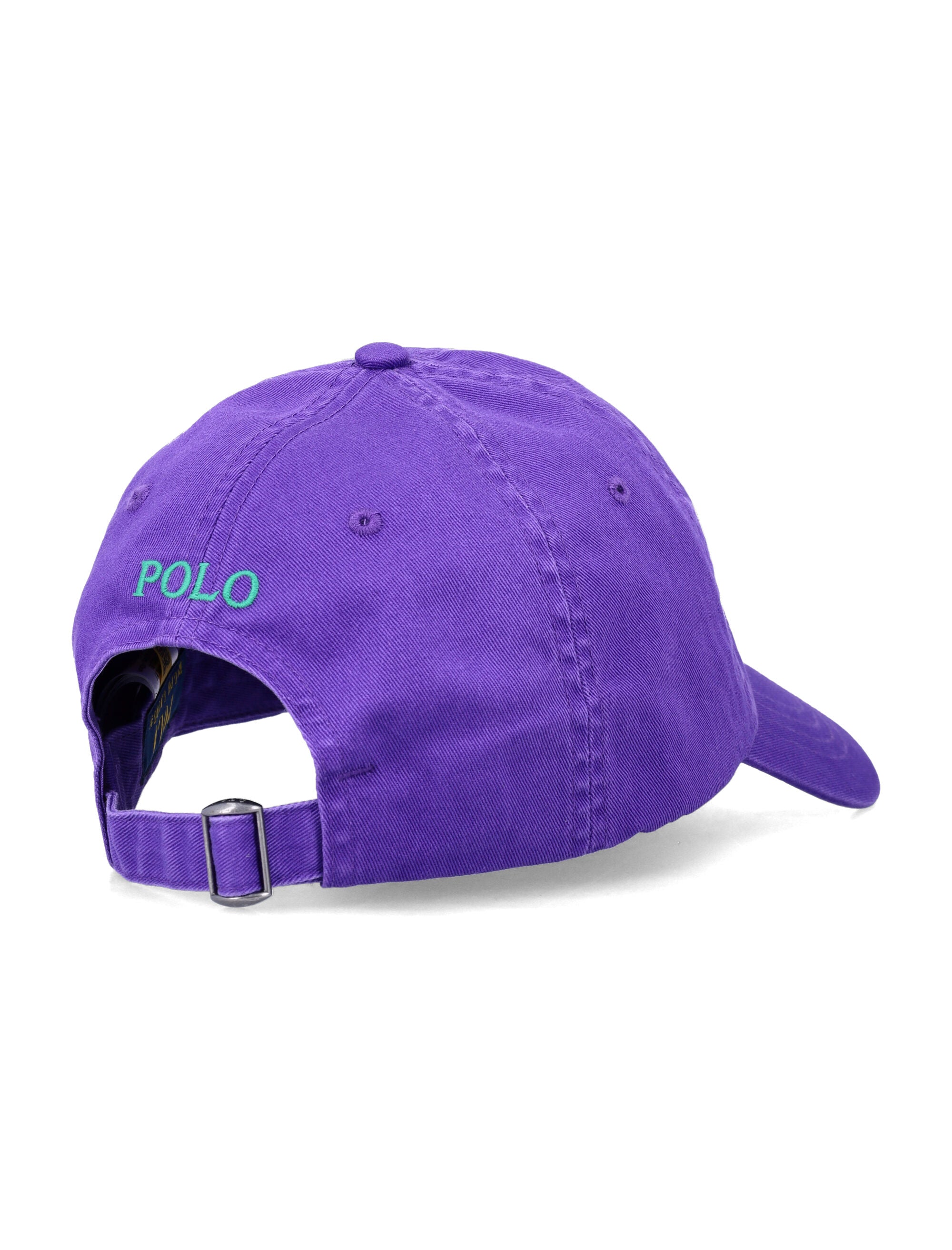 Cotton Chino Baseball Cap by Polo Ralph Lauren Purple Hat