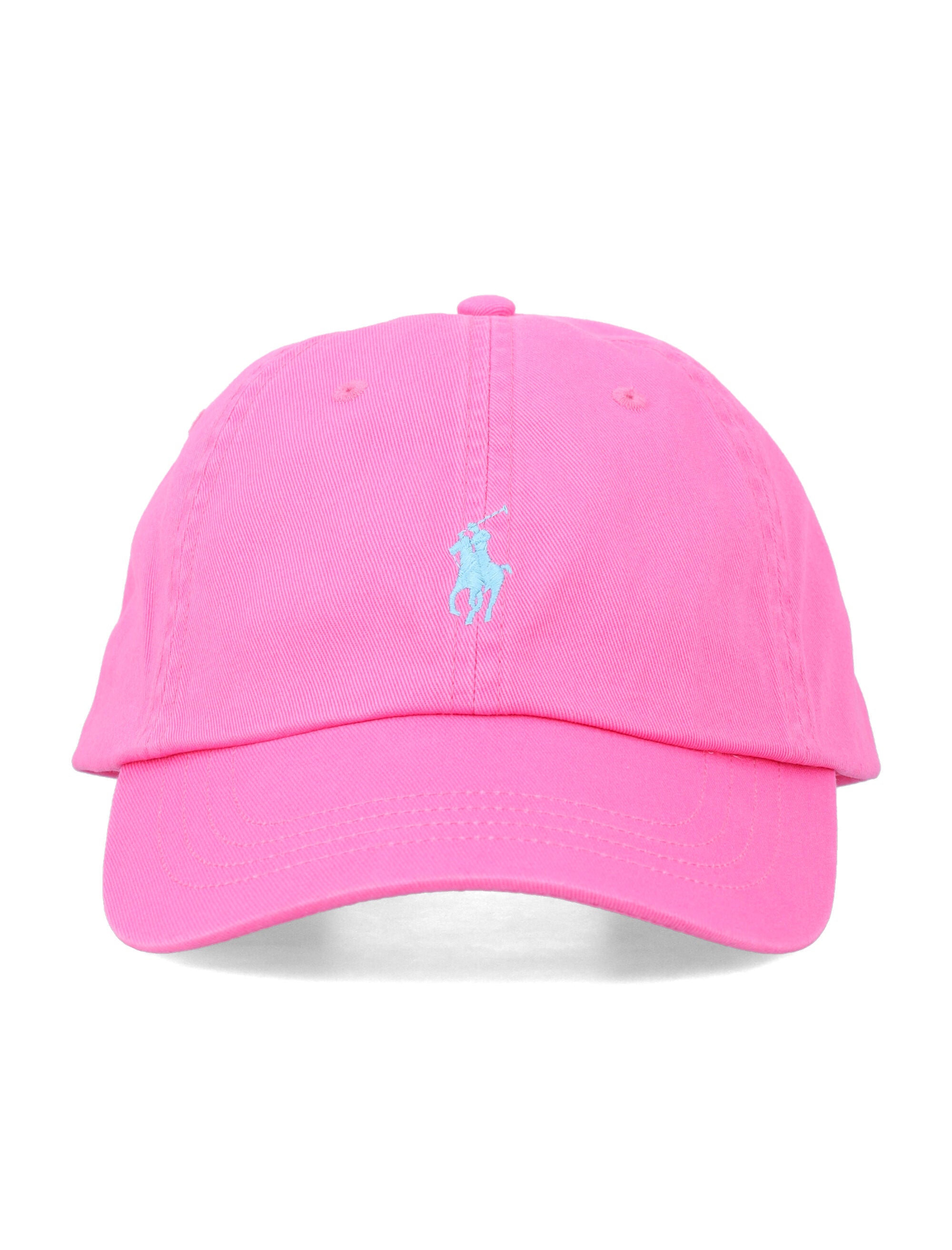 Cotton Chino Baseball Cap by Polo Ralph Lauren Pink Hat