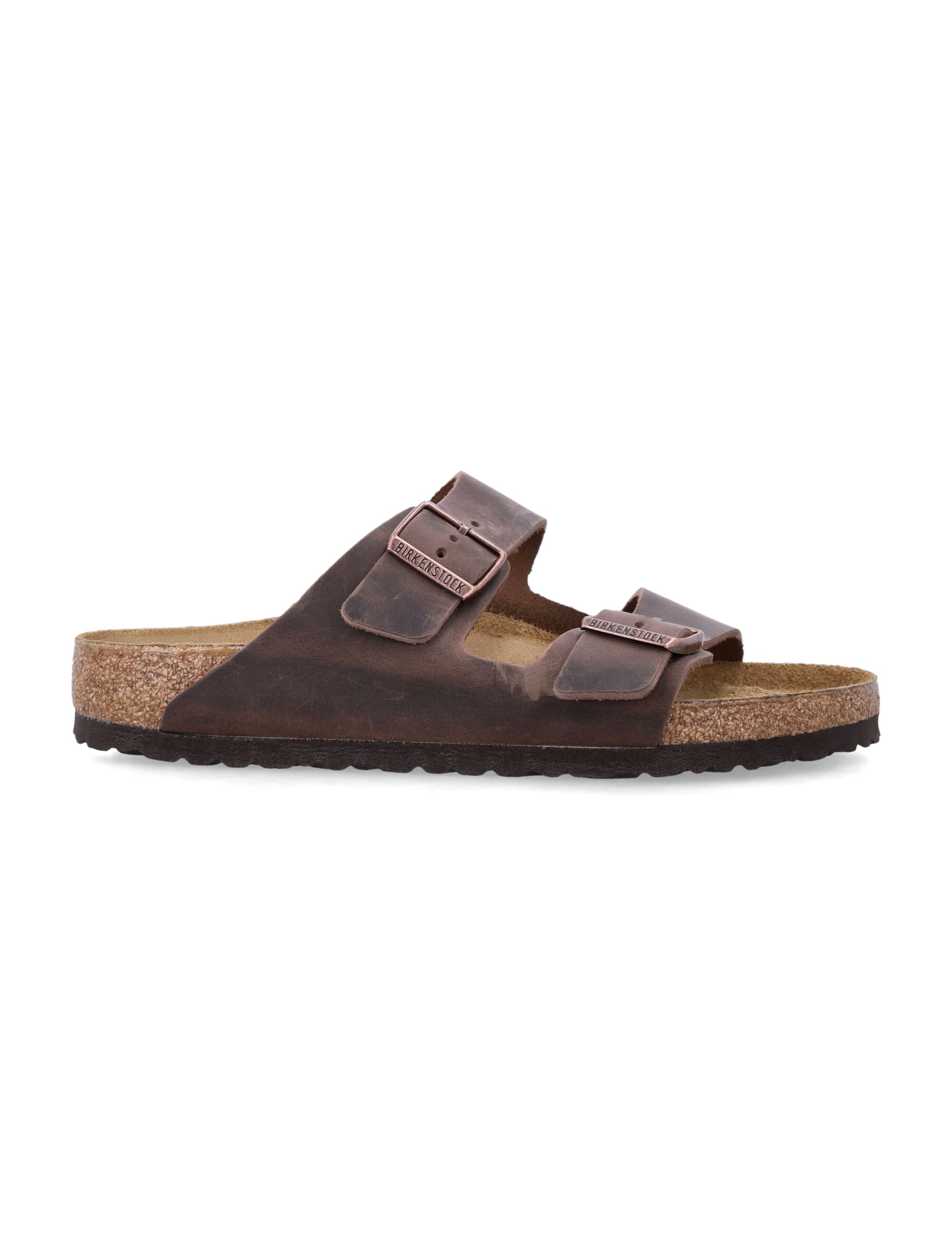 Birkenstock Arizona soft footbed oiled leather sandals Habana Upper