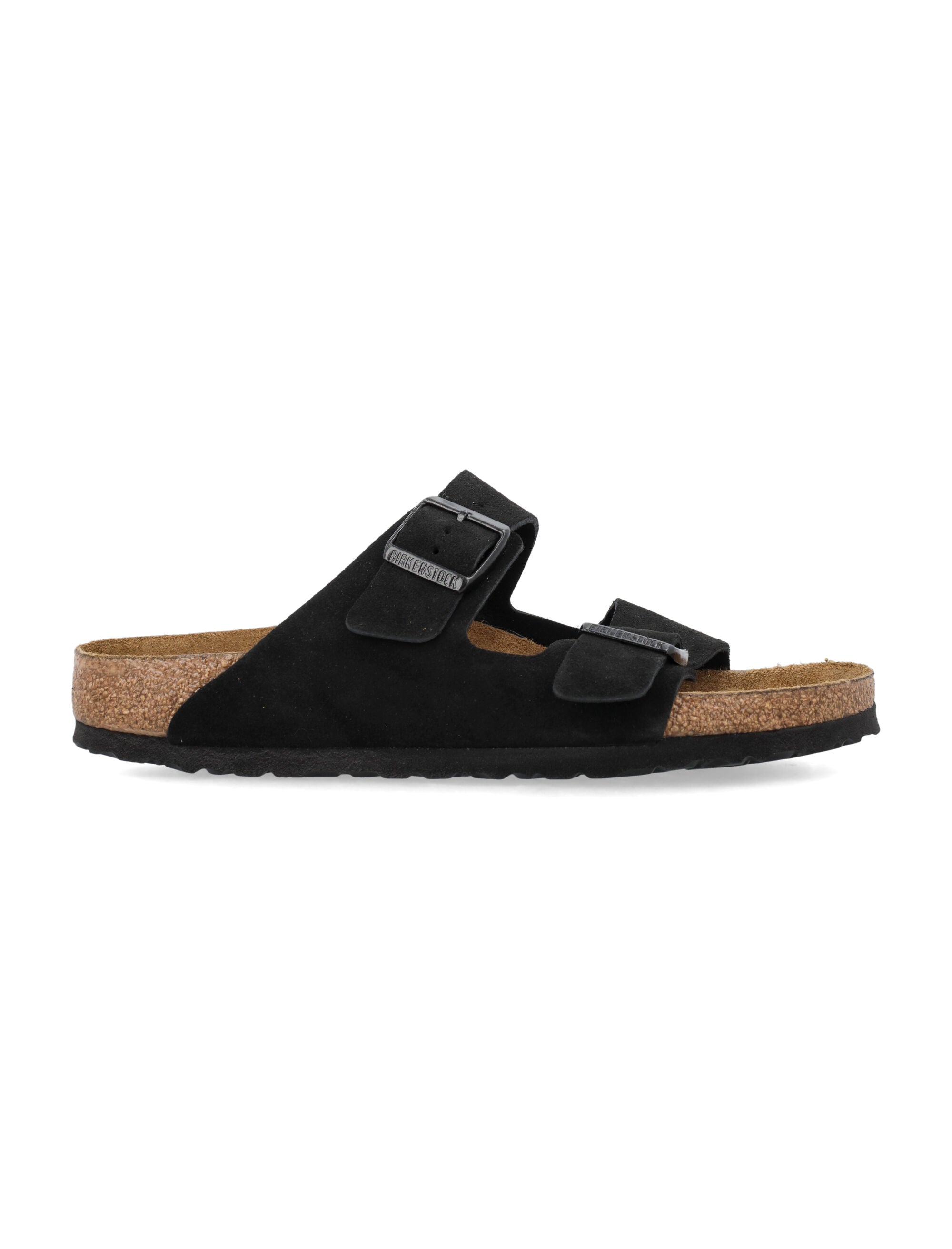 Birkenstock Arizona black suede sandals Upper