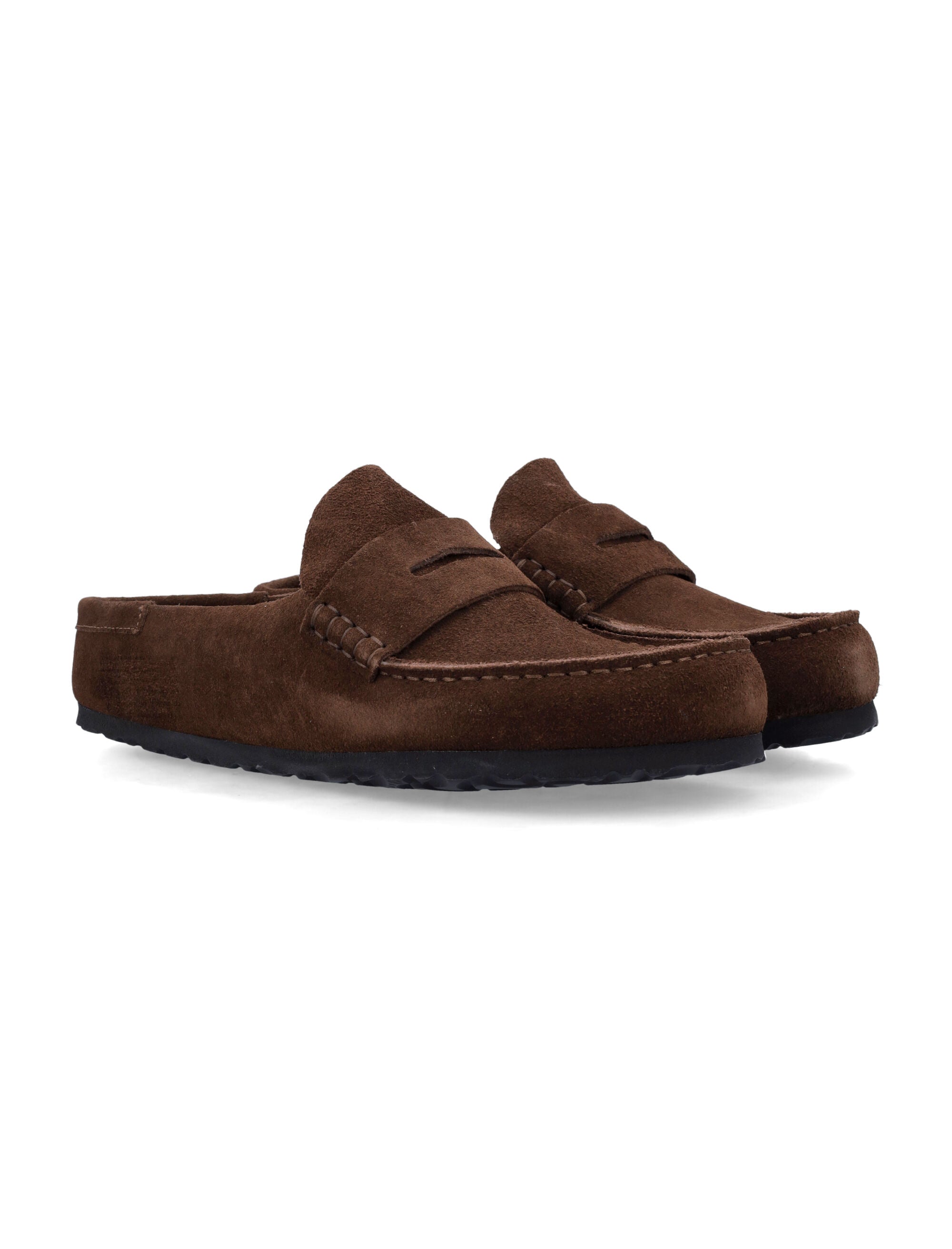 Birkenstock Naples Wrapped Suede Carafe Upper Mules