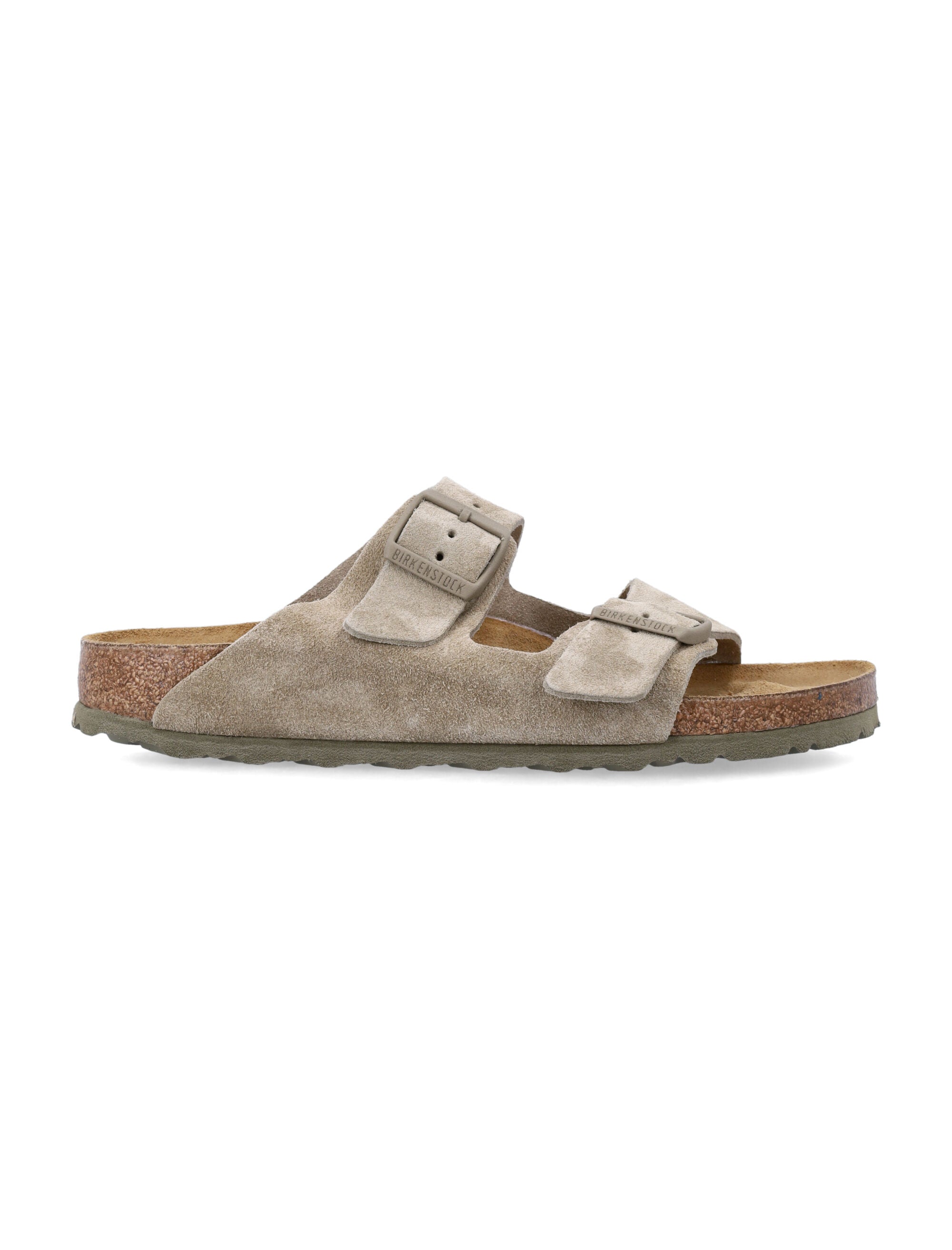Birkenstock Arizona suede sandals Faded Khaki Upper
