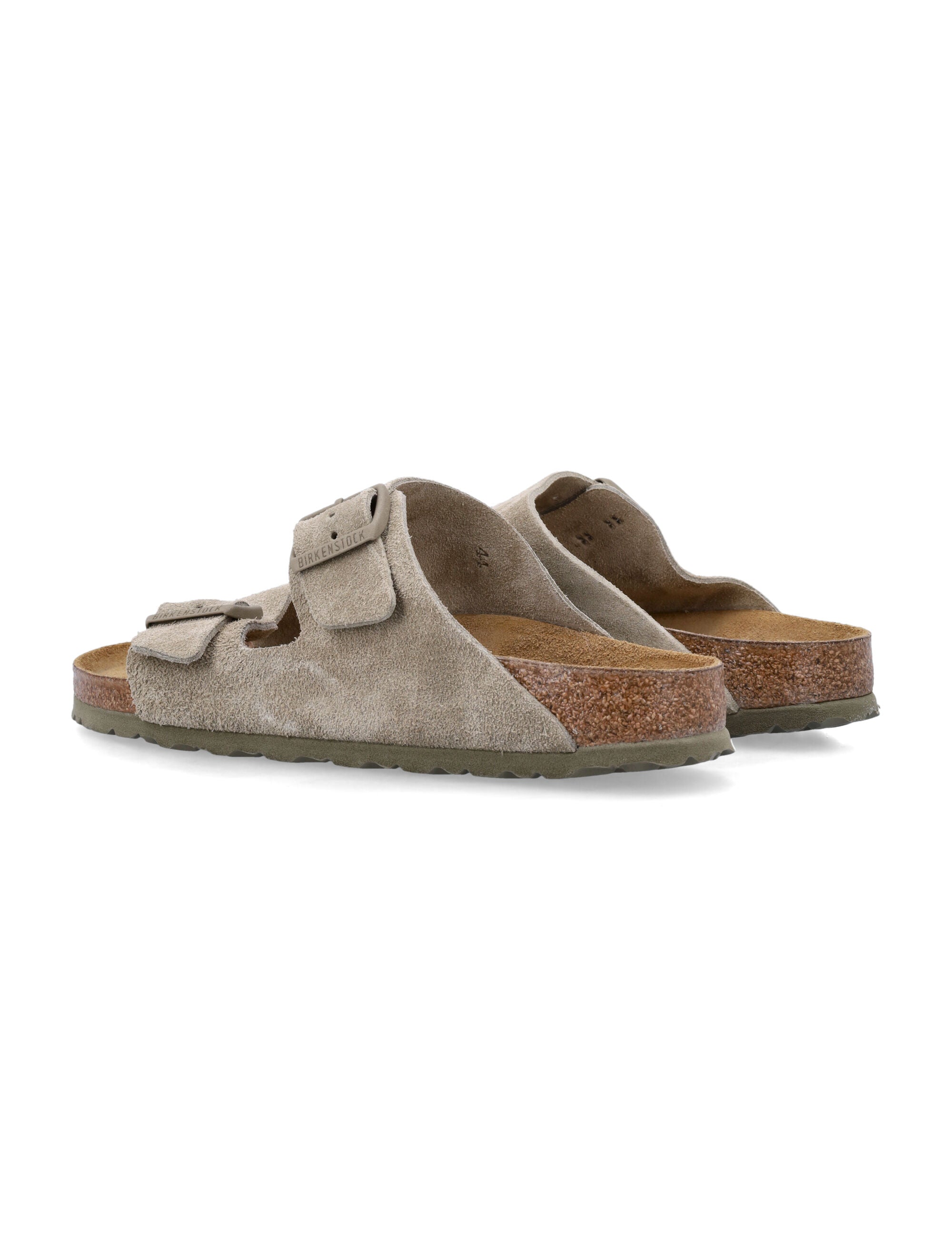Birkenstock Arizona suede sandals Faded Khaki Upper