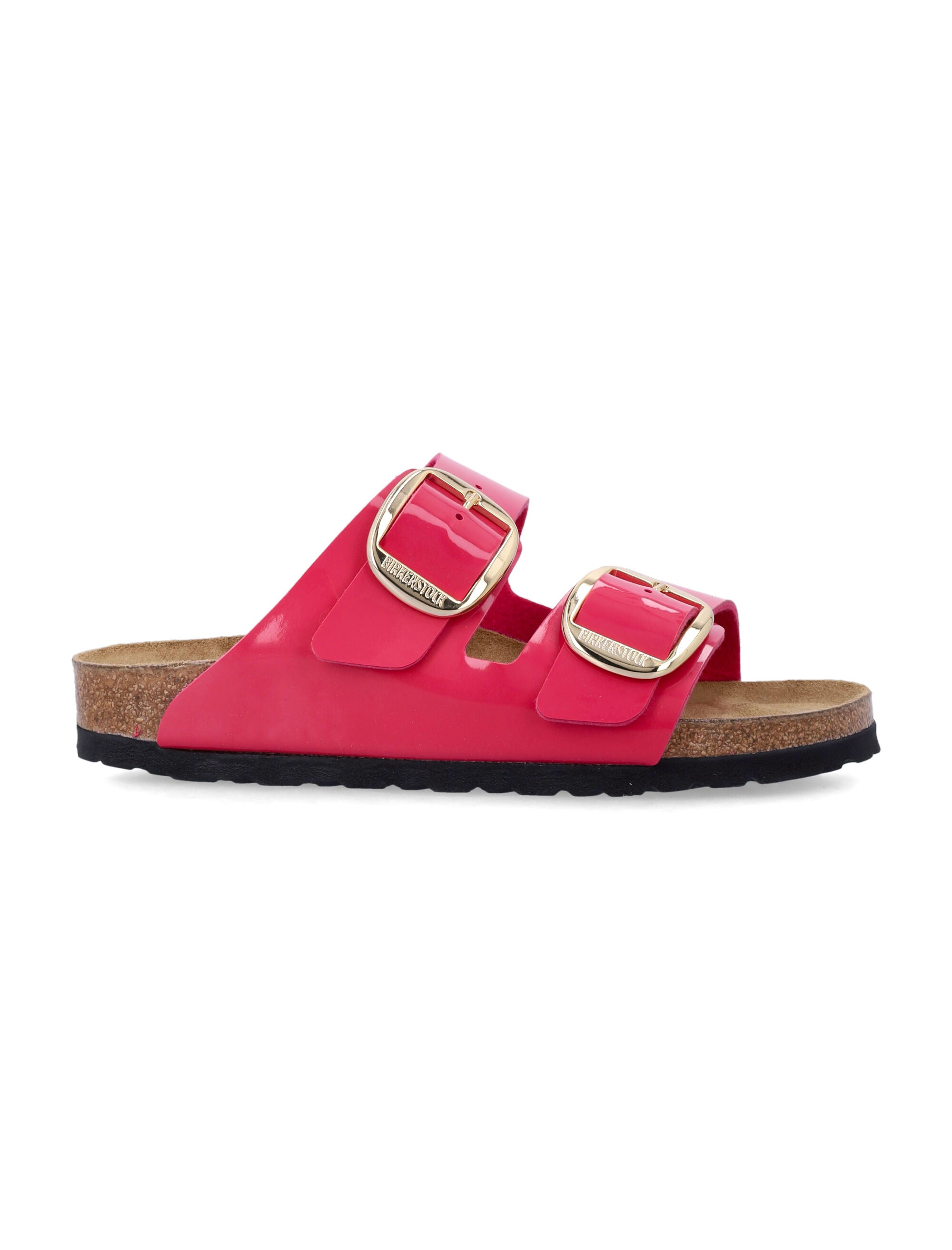 Birkenstock Birko-Flor Arizona Big Buckle Womans Sandals Fuchsia Upper
