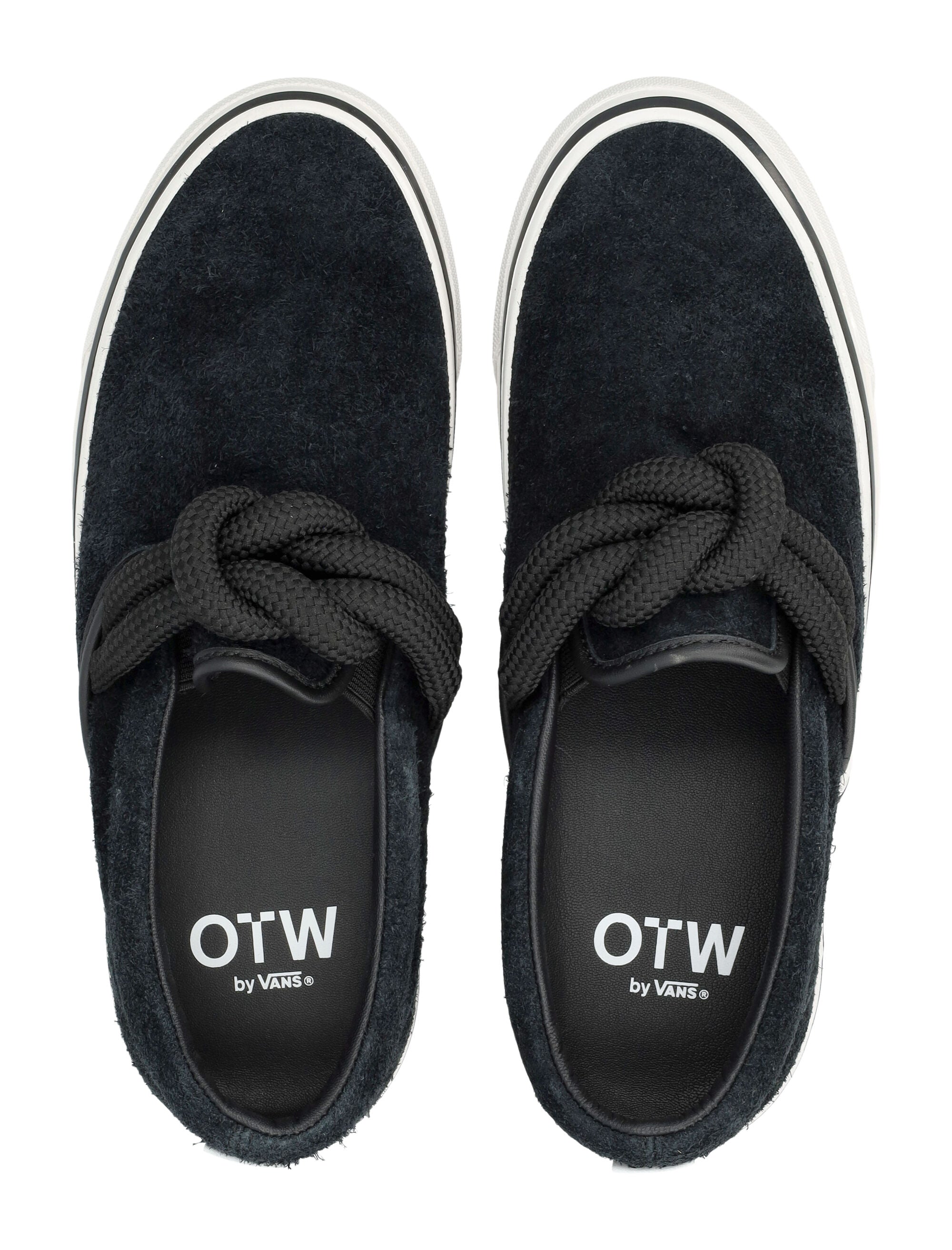 Vans Otw 98 Knot Vibram Suede Slip-On Black/off White Upper Sneaker