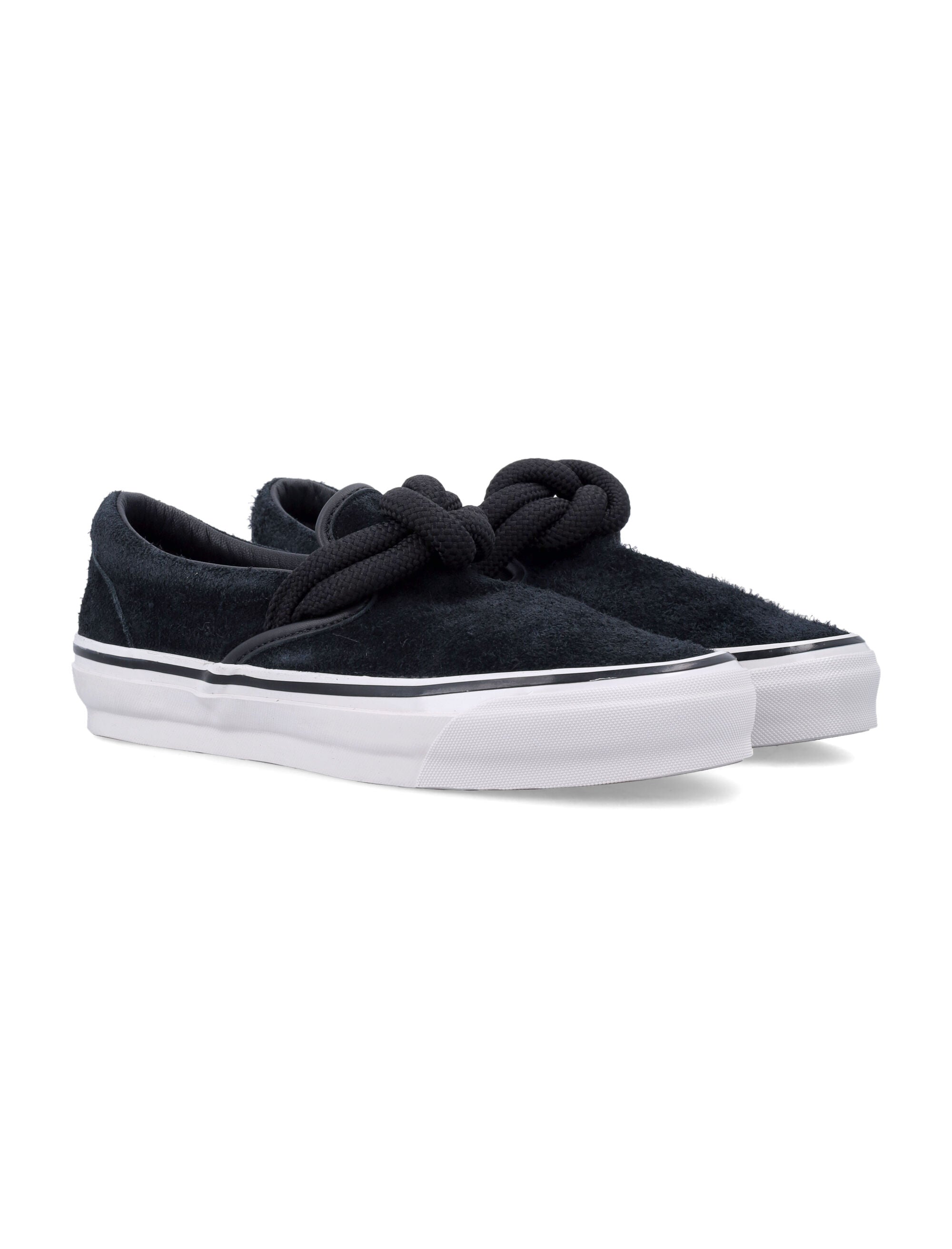 Vans Otw 98 Knot Vibram Suede Slip-On Black/off White Upper Sneaker
