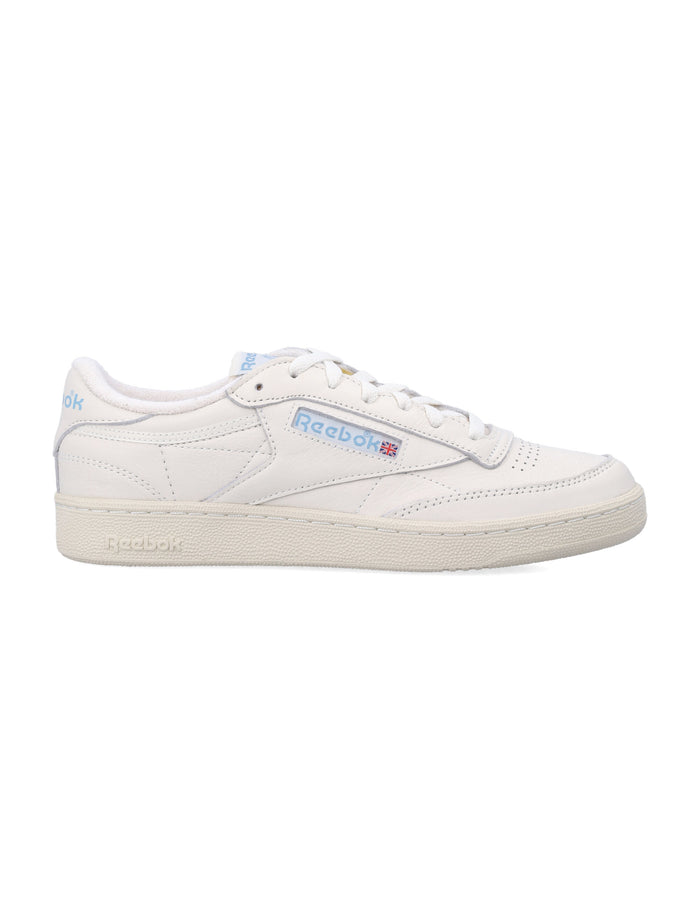 Reebok Club C 85 Vintage Leather Sneakers White And Light Blue Chalk Upper