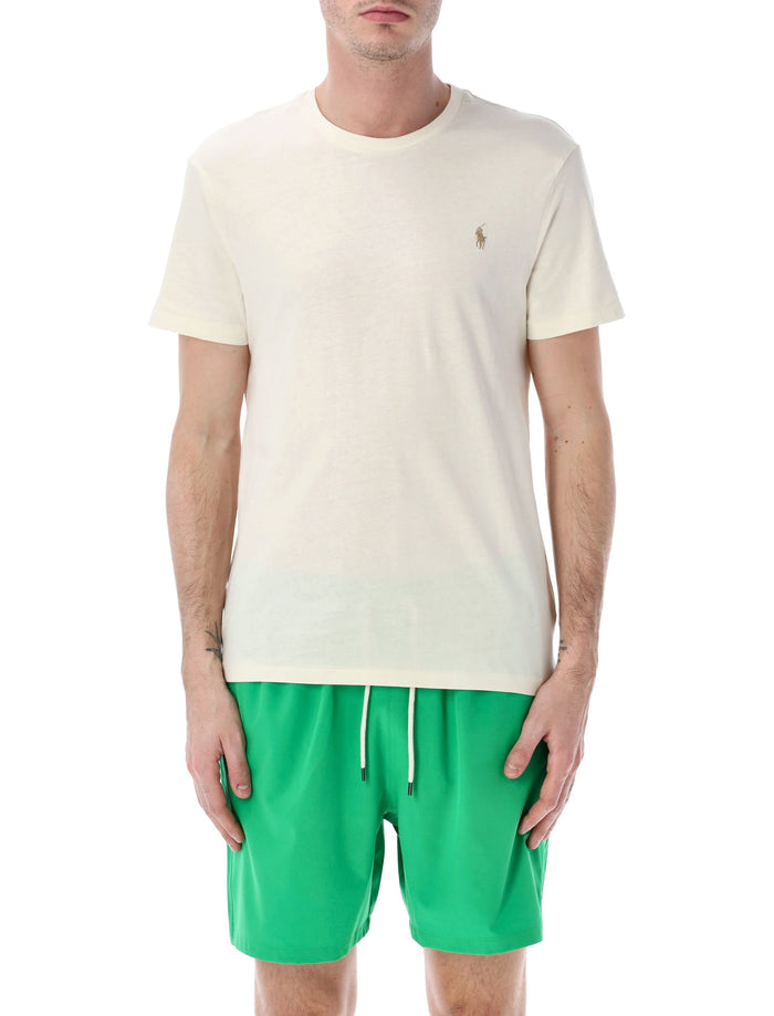 Polo Ralph Lauren slim fit cotton jersey t-shirt Cream