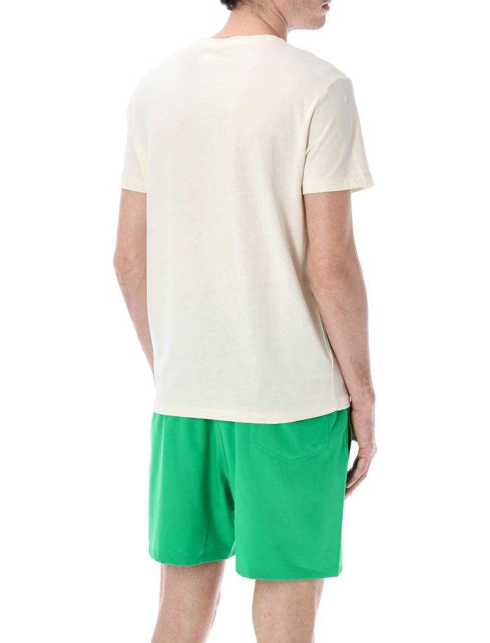 Polo Ralph Lauren slim fit cotton jersey t-shirt Cream