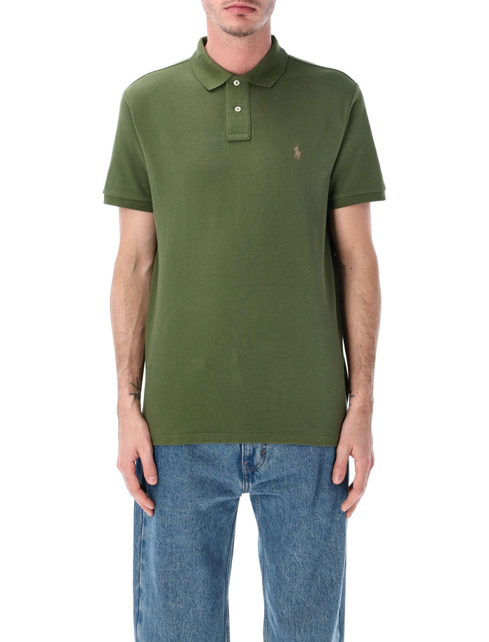 Polo Ralph Lauren slim-fit cotton piqué shirt Olive Tshirt