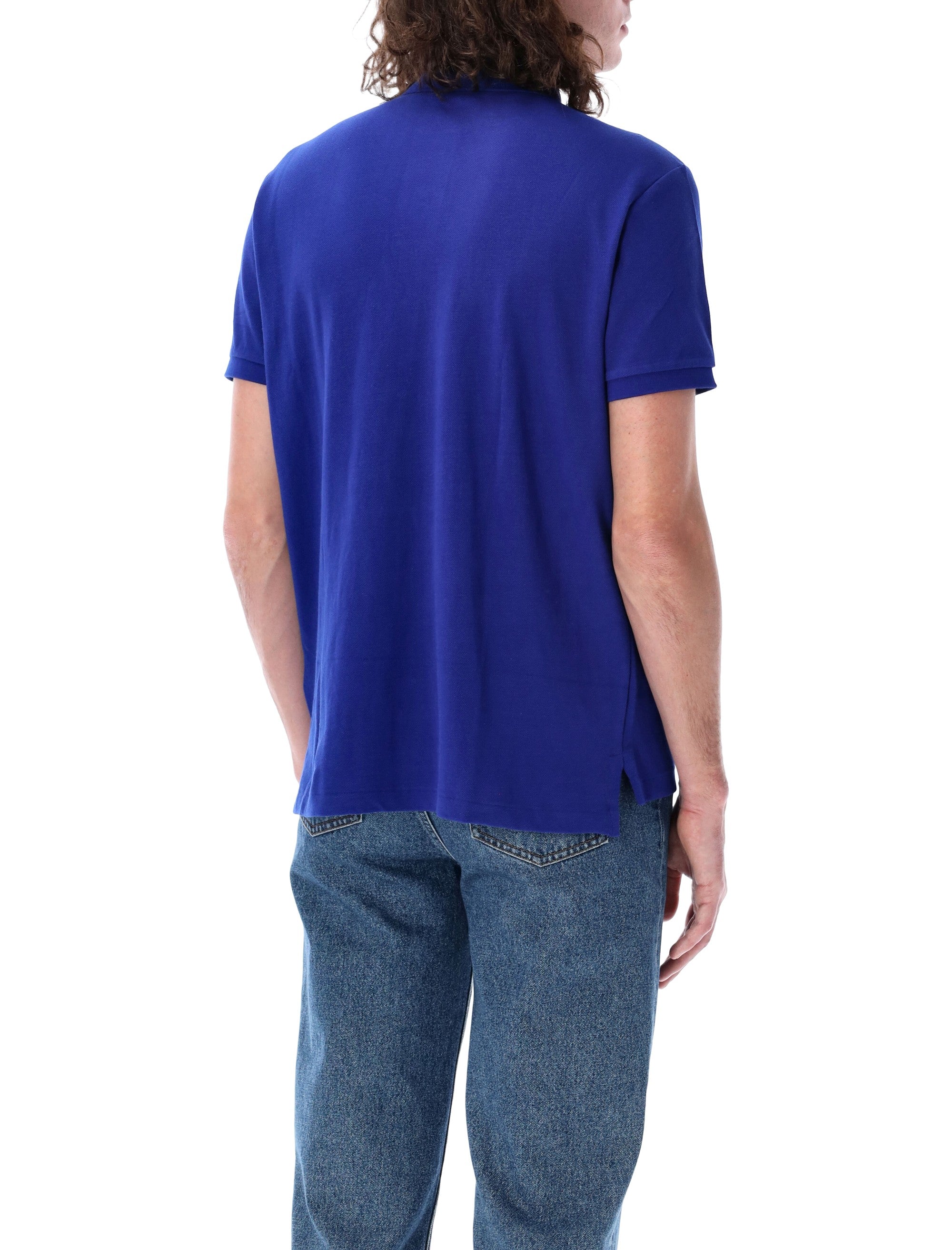 Polo Ralph Lauren slim-fit cotton piqué shirt Royal Tshirt