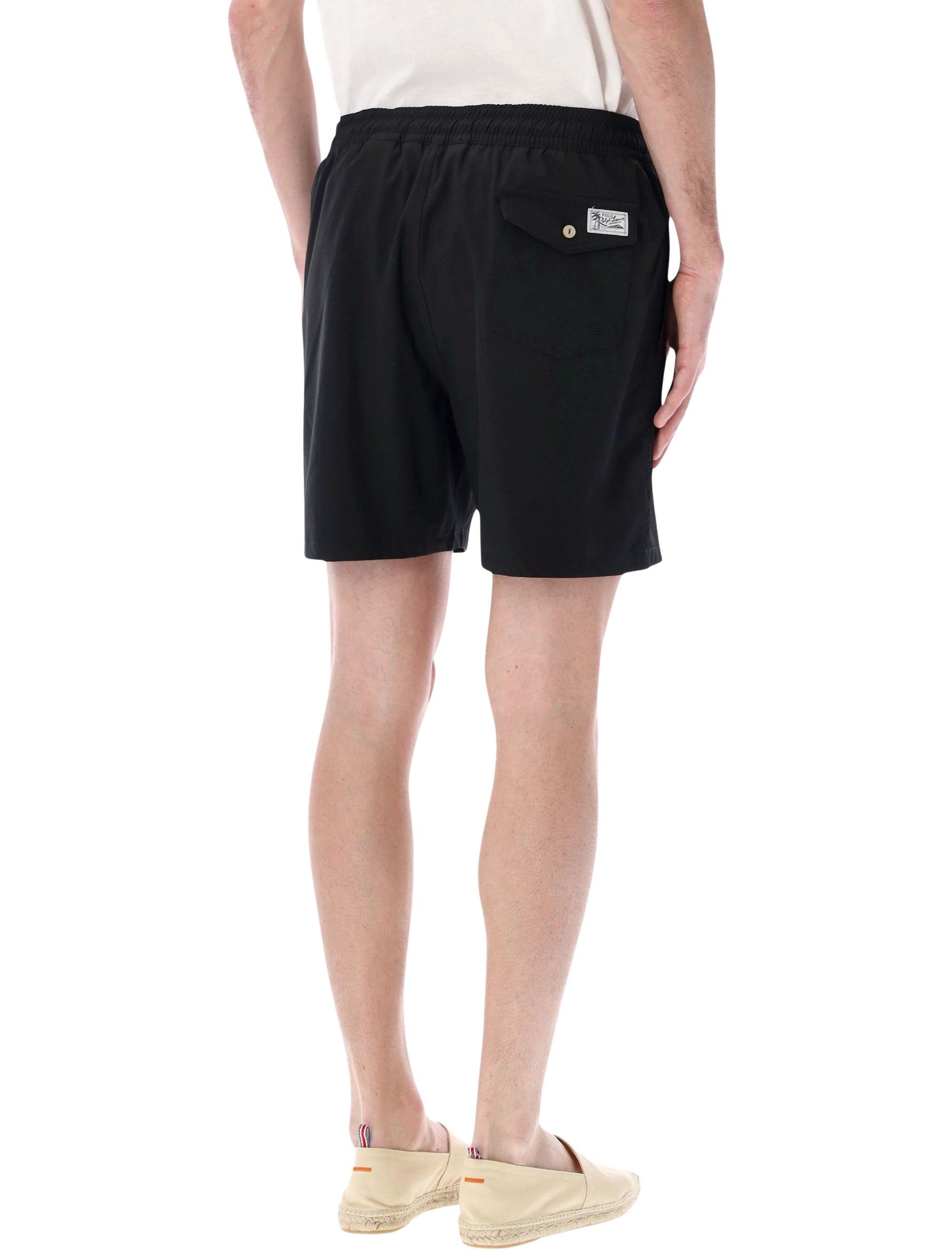 Polo Ralph Lauren Traveler Classic swim trunks Black Polyester (recycled) Swimwear