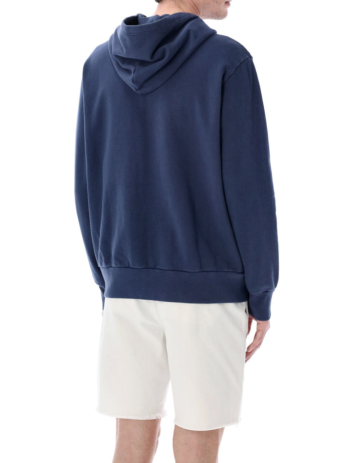 Polo Ralph Lauren cotton zip hoodie Navy Sweatshirt