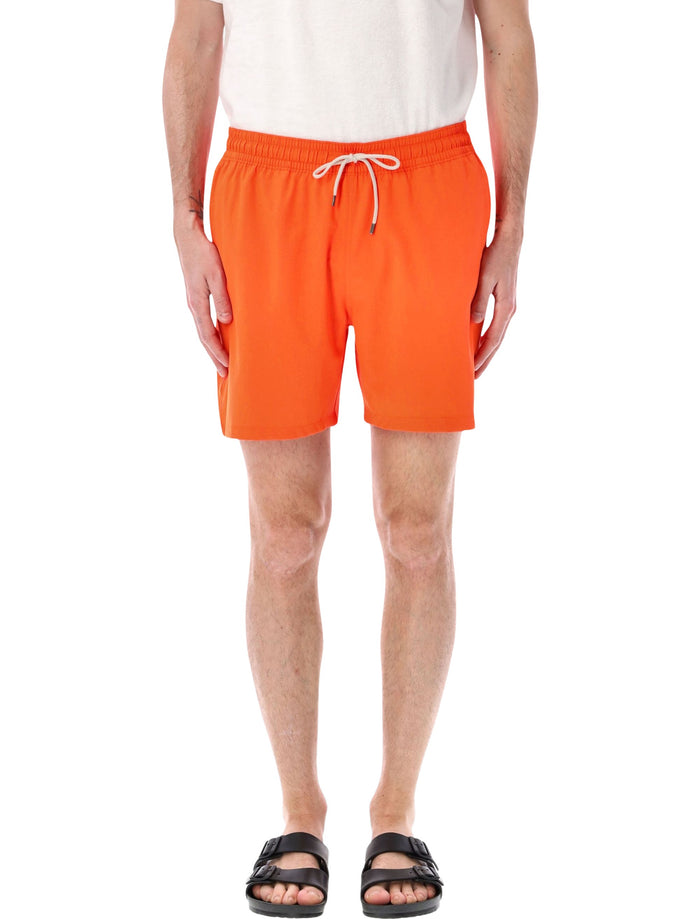 Polo Ralph Lauren Traveller swim shorts Sailing Orange Recycle Polyester Swimwear