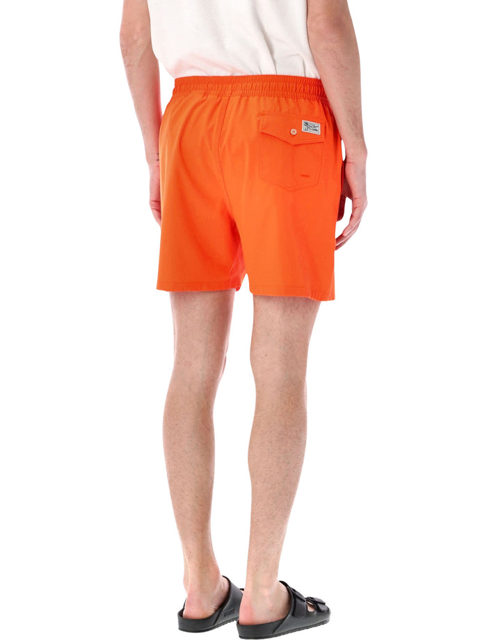 Polo Ralph Lauren Traveller swim shorts Sailing Orange Recycle Polyester Swimwear