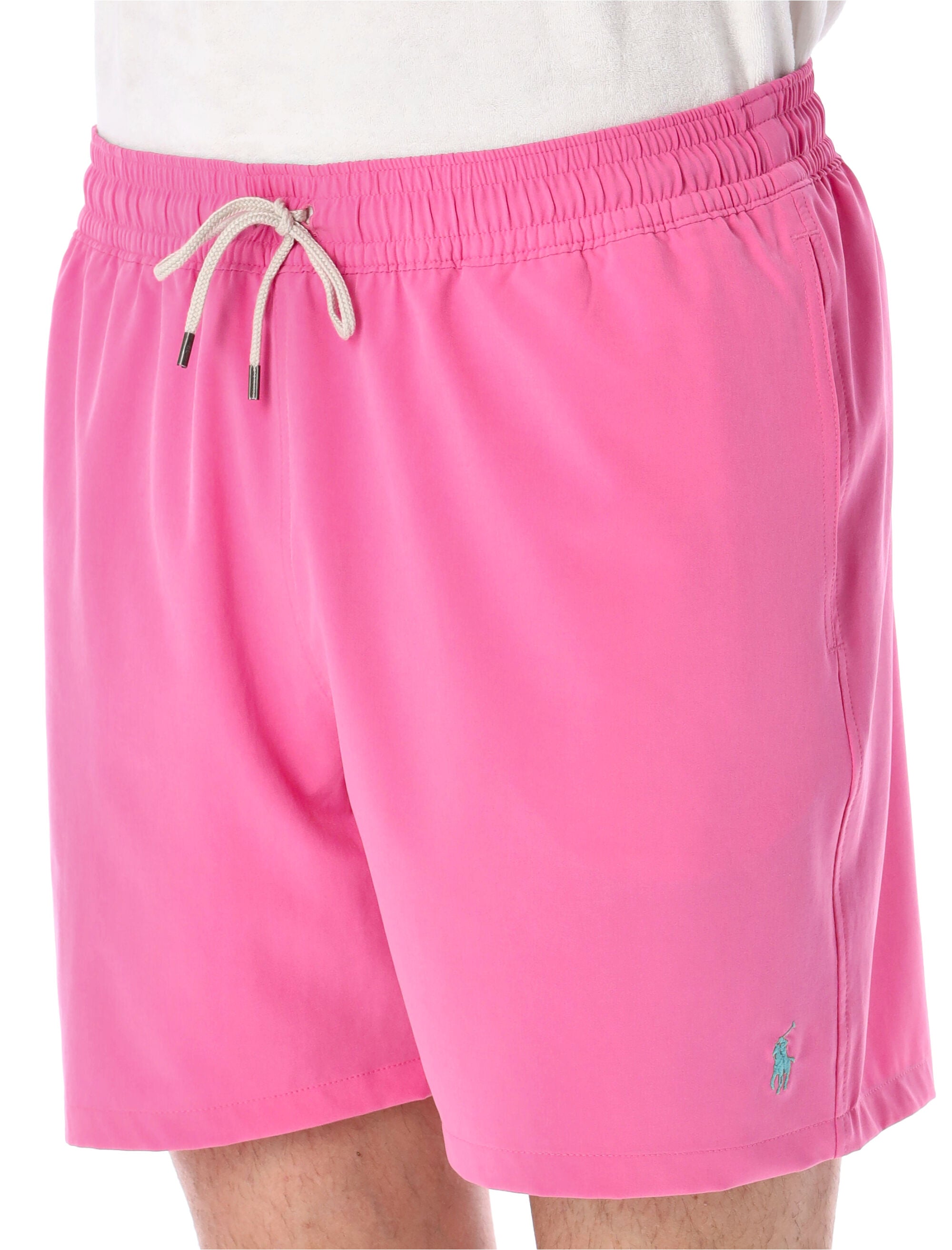 Polo Ralph Lauren Traveller Swim Shorts Baja Pink Recycle Polyester Swimwear