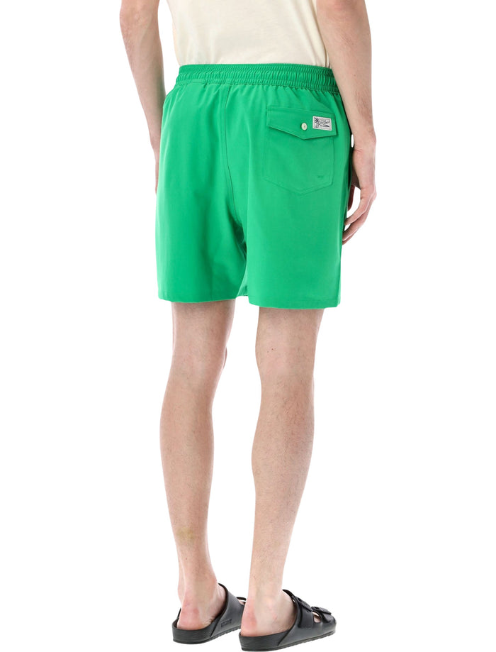 Polo Ralph Lauren Traveller swim shorts Green Stem Recycle Polyester Swimwear