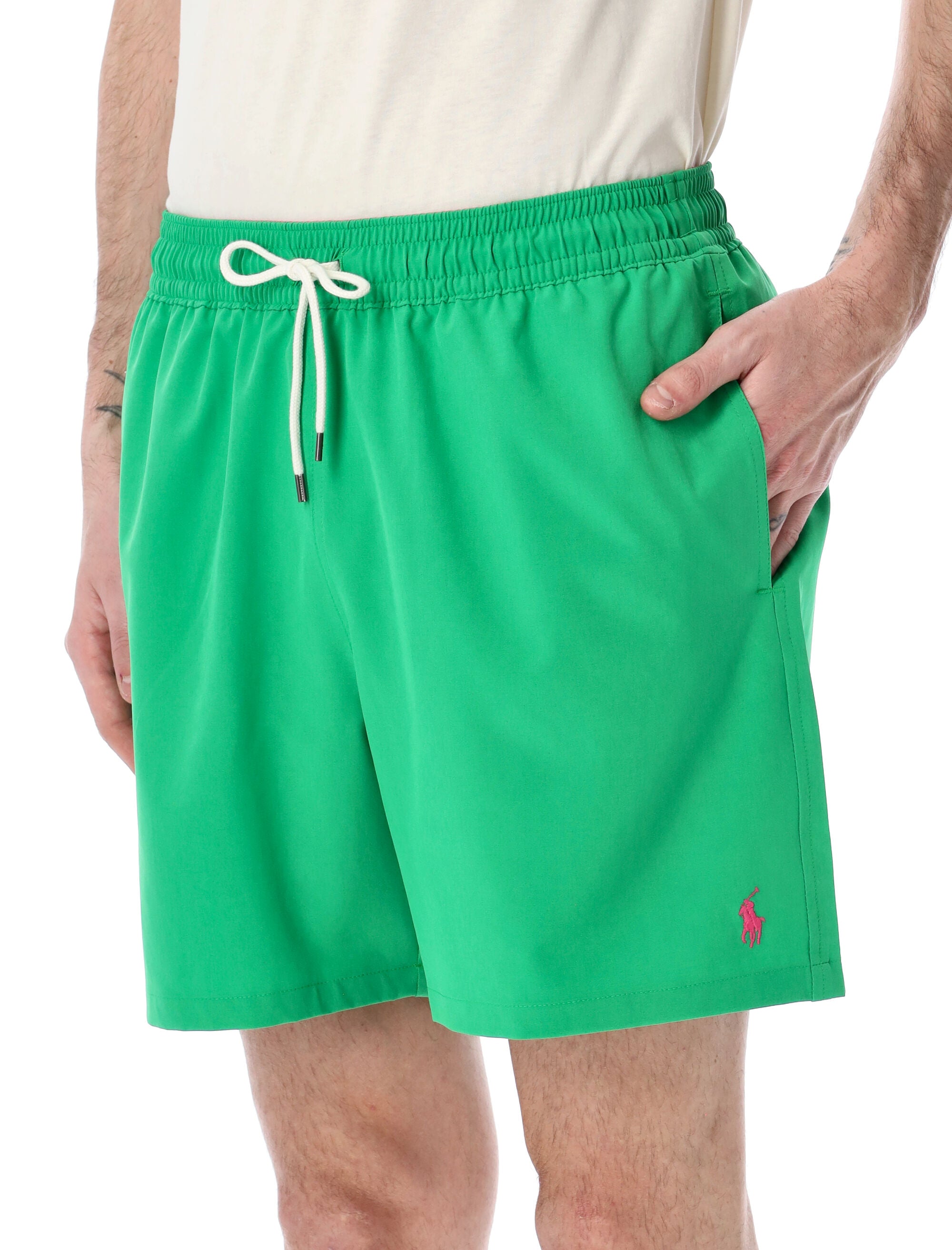 Polo Ralph Lauren Traveller swim shorts Green Stem Recycle Polyester Swimwear