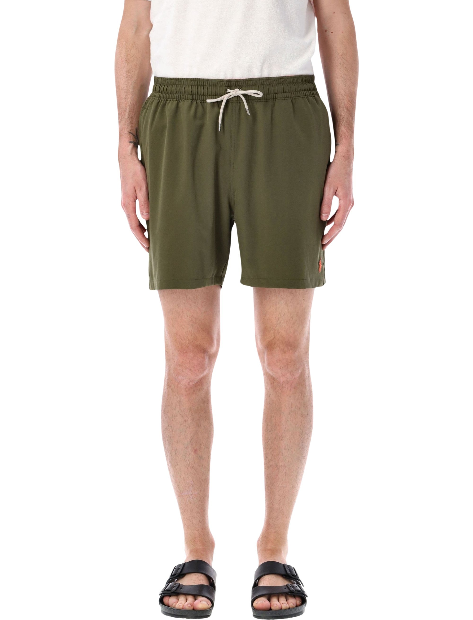 Polo Ralph Lauren Traveller swim shorts Olive Recycle Polyester Swimwear