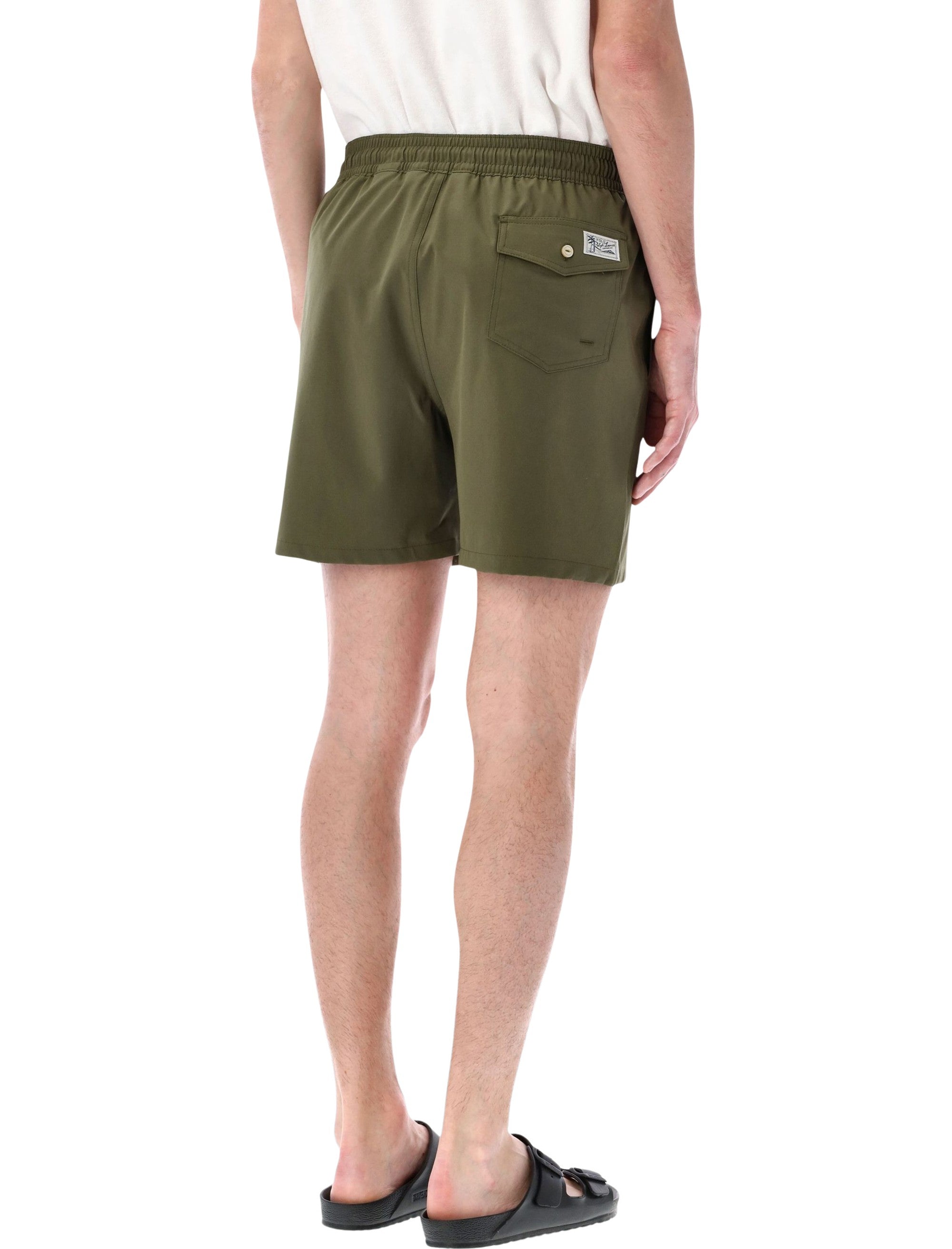 Polo Ralph Lauren Traveller swim shorts Olive Recycle Polyester Swimwear