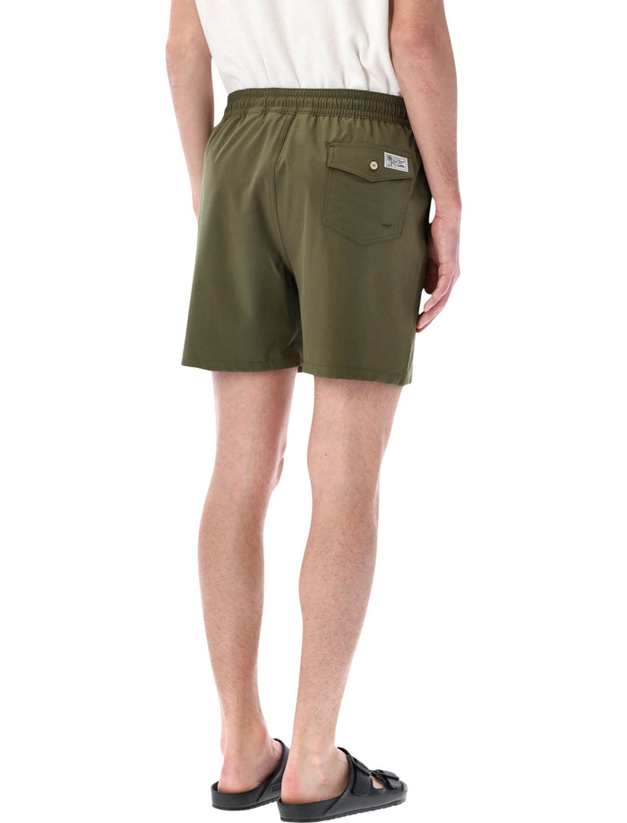 Polo Ralph Lauren Traveller swim shorts Olive Recycle Polyester Swimwear