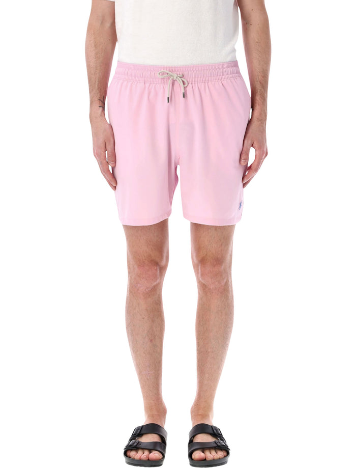 Polo Ralph Lauren Traveller swim shorts Caramel Pink Recycle Polyester Swimwear