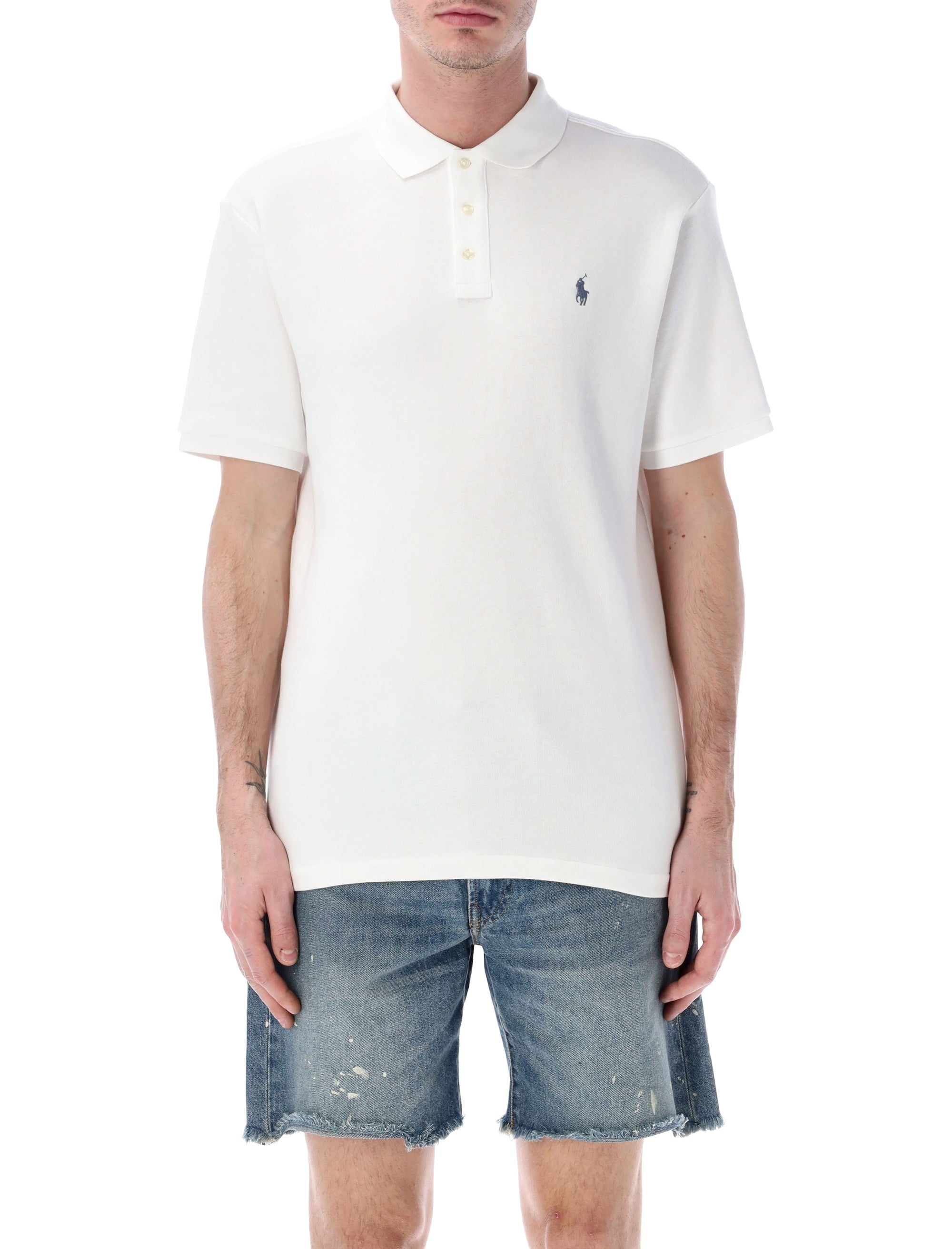 Polo Ralph Lauren cotton loopback shirt White Tshirt