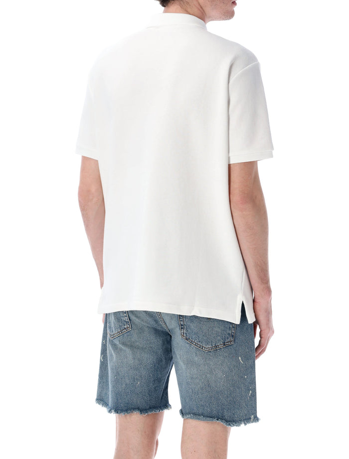 Polo Ralph Lauren Cotton Loopback Shirt White Tshirt