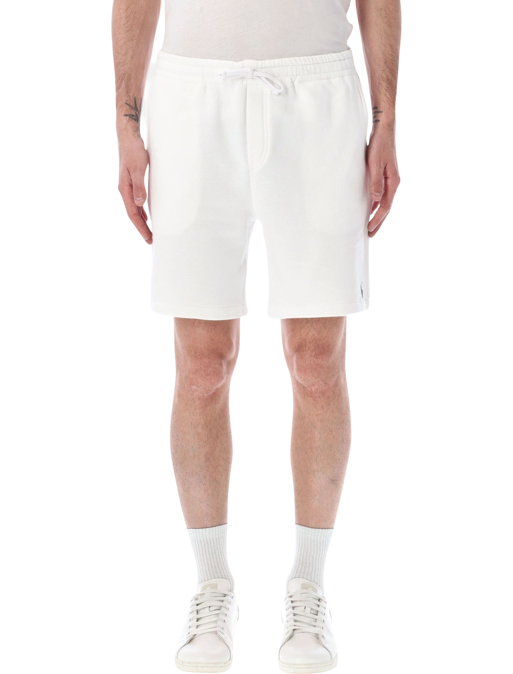 Polo Ralph Lauren Loopback Cotton Jogger Shorts White