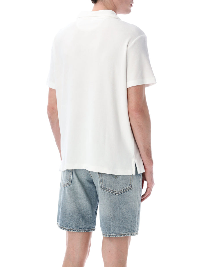 Polo Ralph Lauren Terry shirt with pocket White Cotton Tshirt