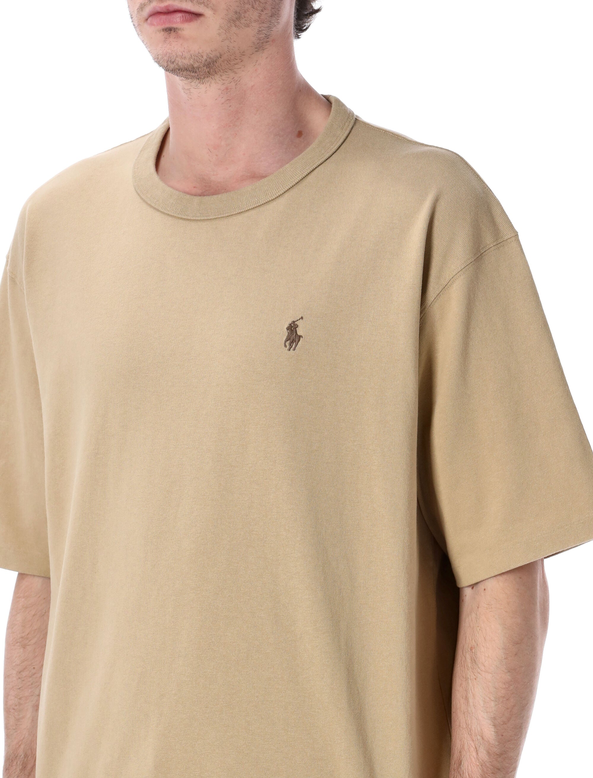 Polo Ralph Lauren relaxed fit jersey t-shirt Beige Cotton Tshirt