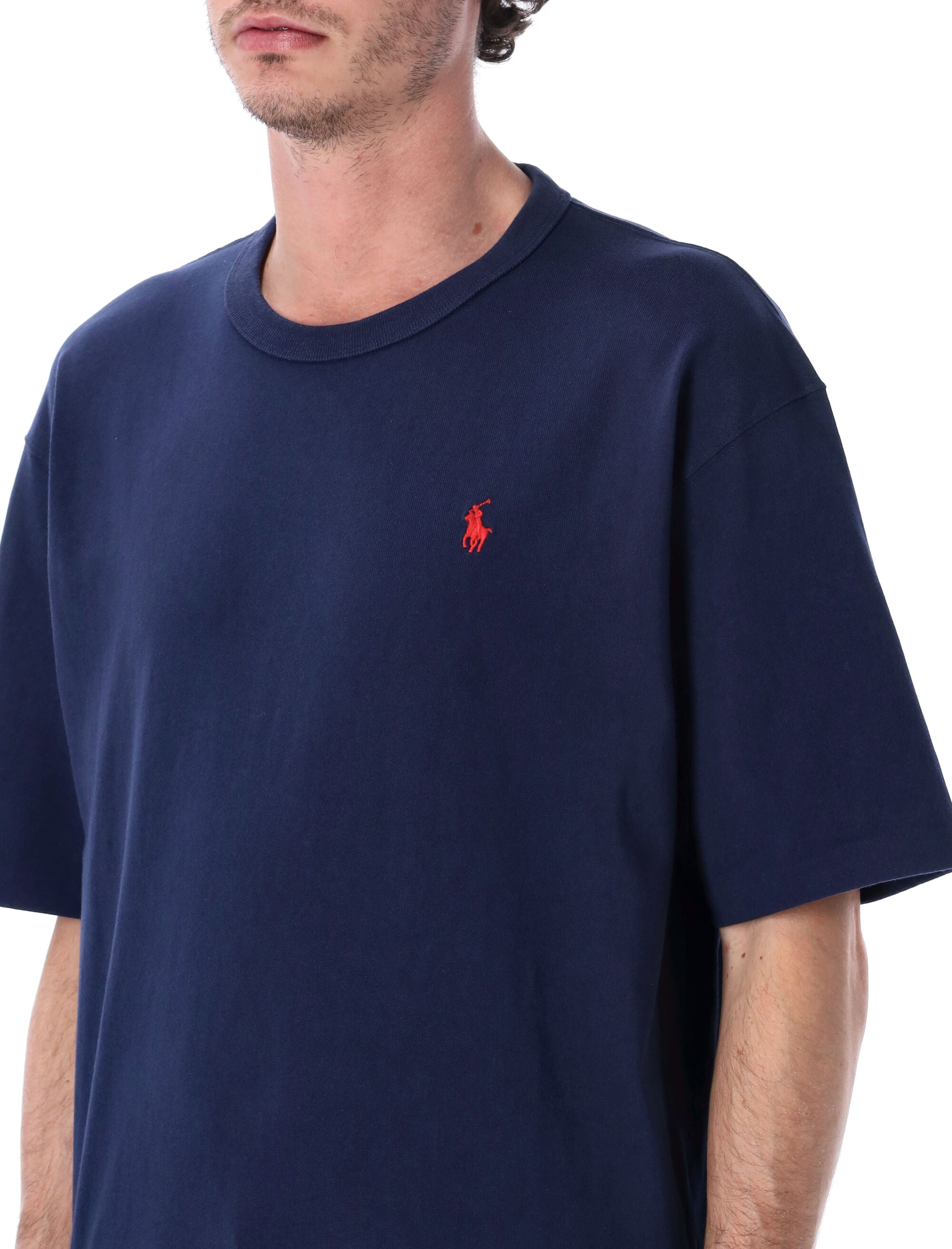 Polo Ralph Lauren relaxed fit jersey t-shirt Navy Cotton Tshirt
