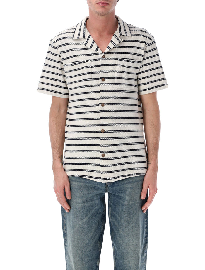 Polo Ralph Lauren Striped Knitted Shirt White Cotton