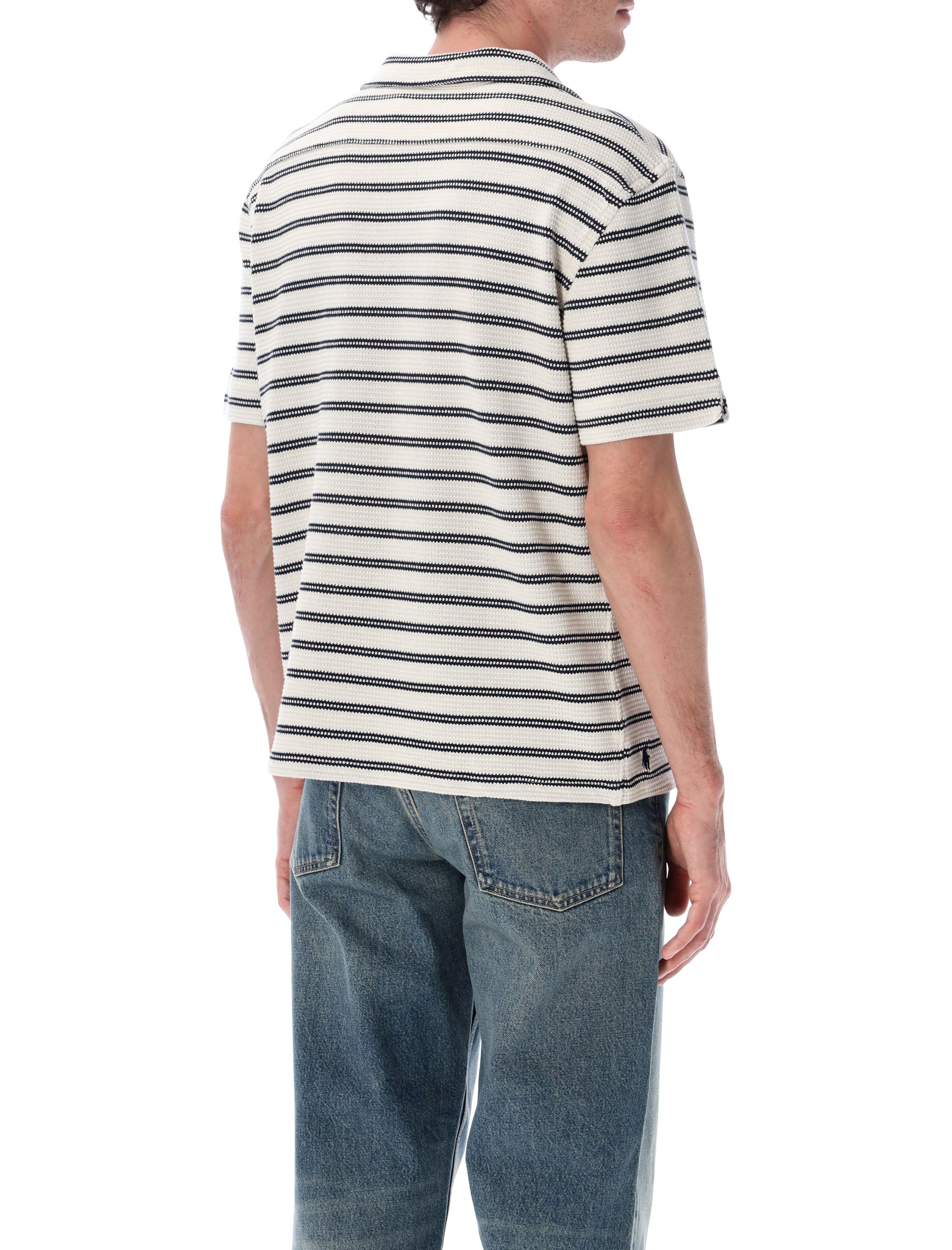 Polo Ralph Lauren striped knitted shirt White Cotton